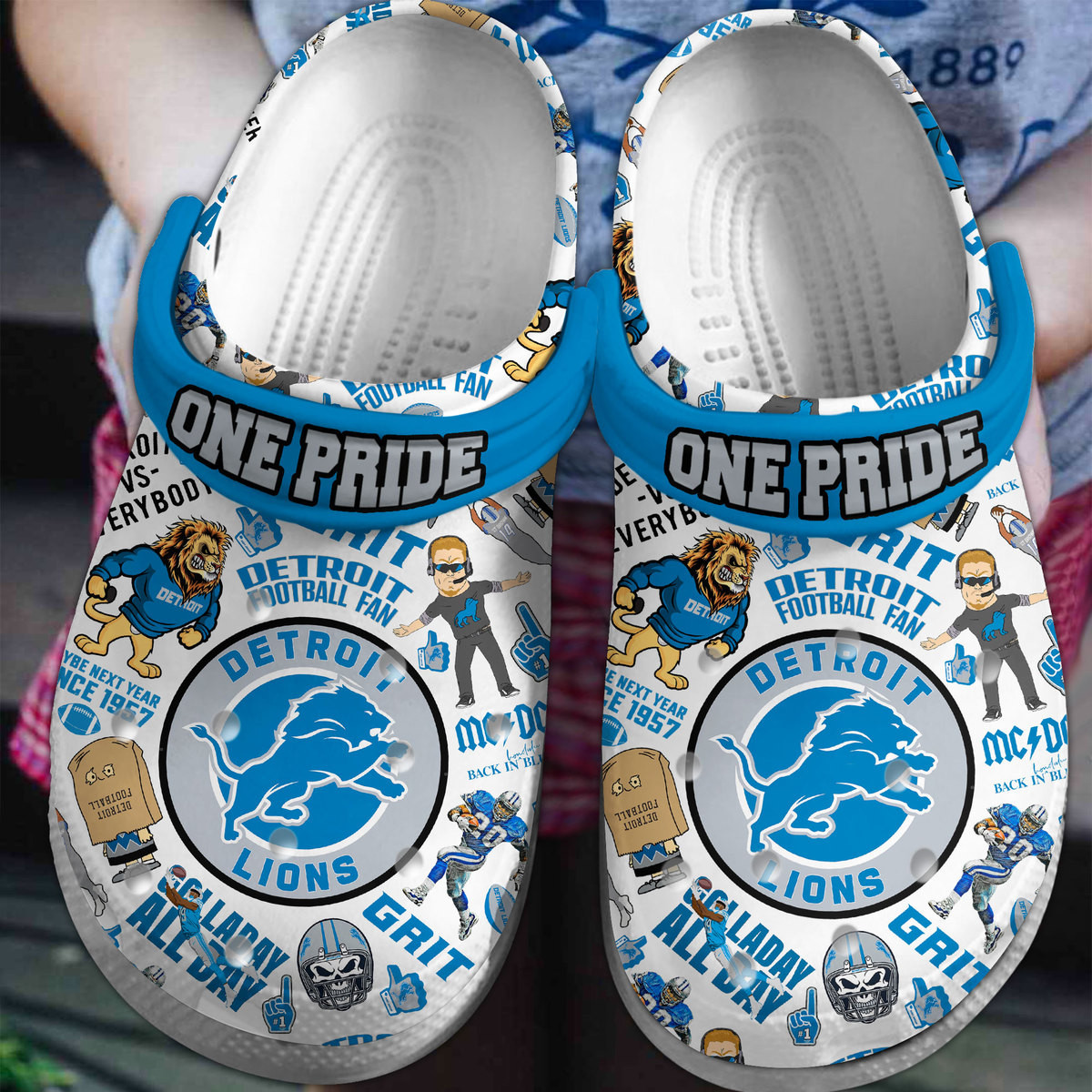 Detroit Lions Nfl Sport Crocs, Detroit Lions Comfortable For Men Women And Kids 66