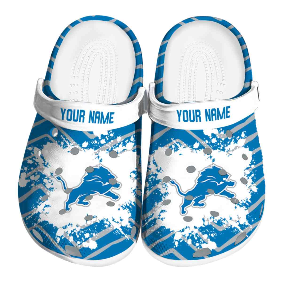 Detroit Lions Nfl Sport Crocs, Detroit Lions Comfortable For Men Women And Kids 64