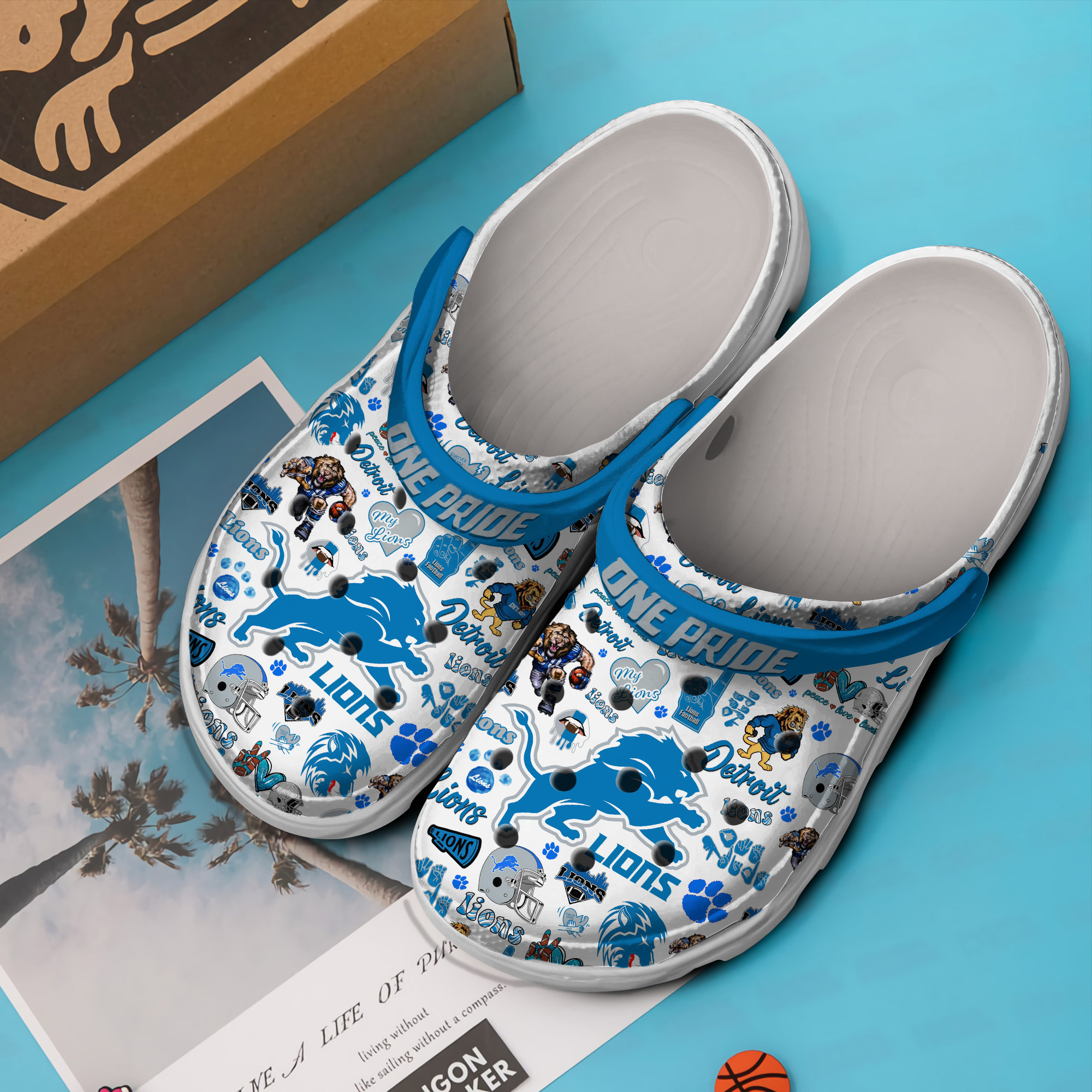 Detroit Lions Nfl Sport Crocs, Detroit Lions Comfortable For Men Women And Kids 85