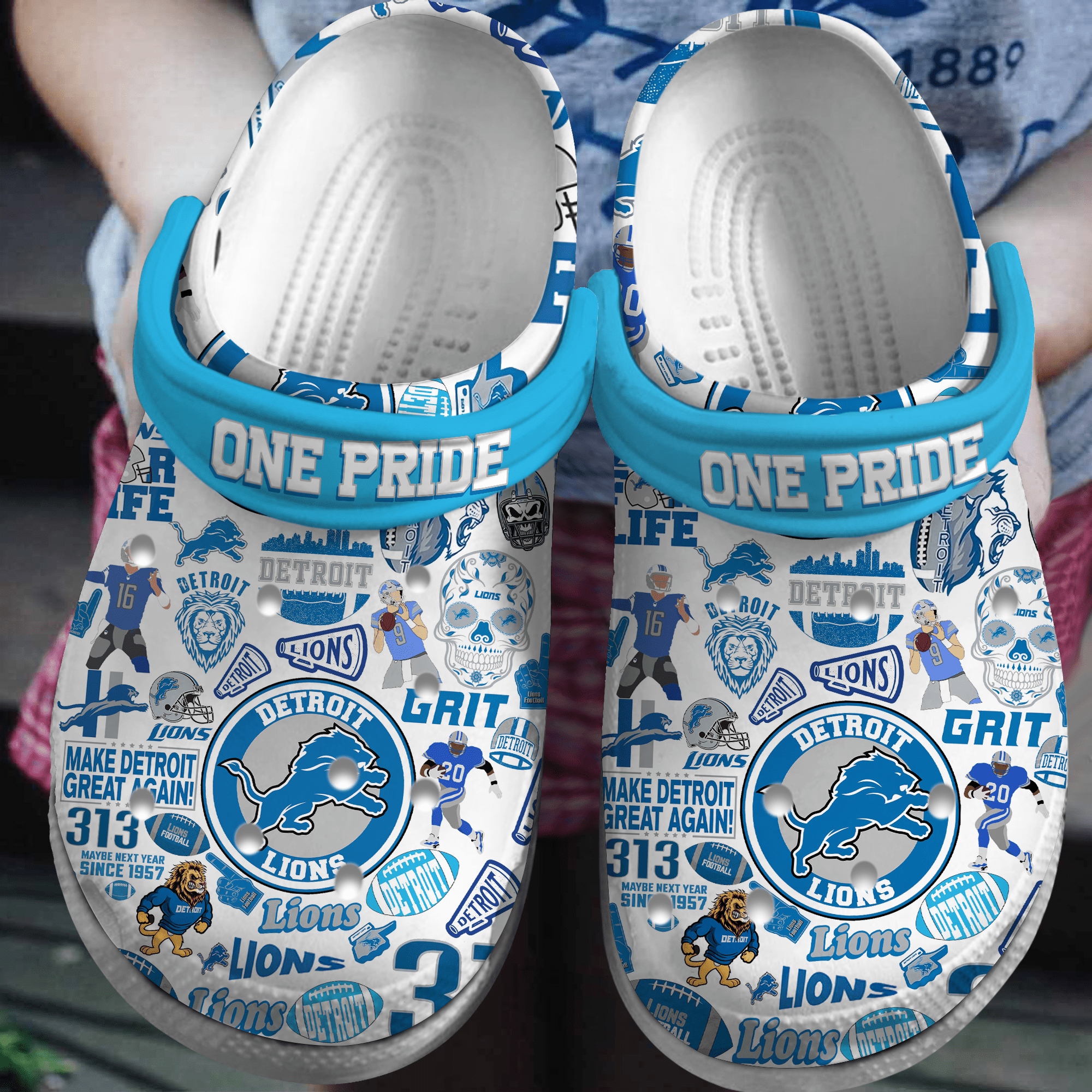 Detroit Lions Nfl Sport Crocs, Detroit Lions Comfortable For Men Women And Kids 90