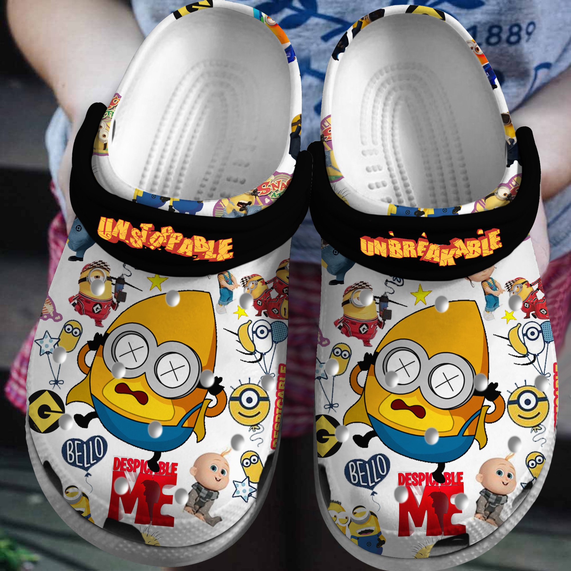 Despicable Me 4 Minions Cartoon Crocs, Despicable Me Comfortable For Men Women And Kids 91