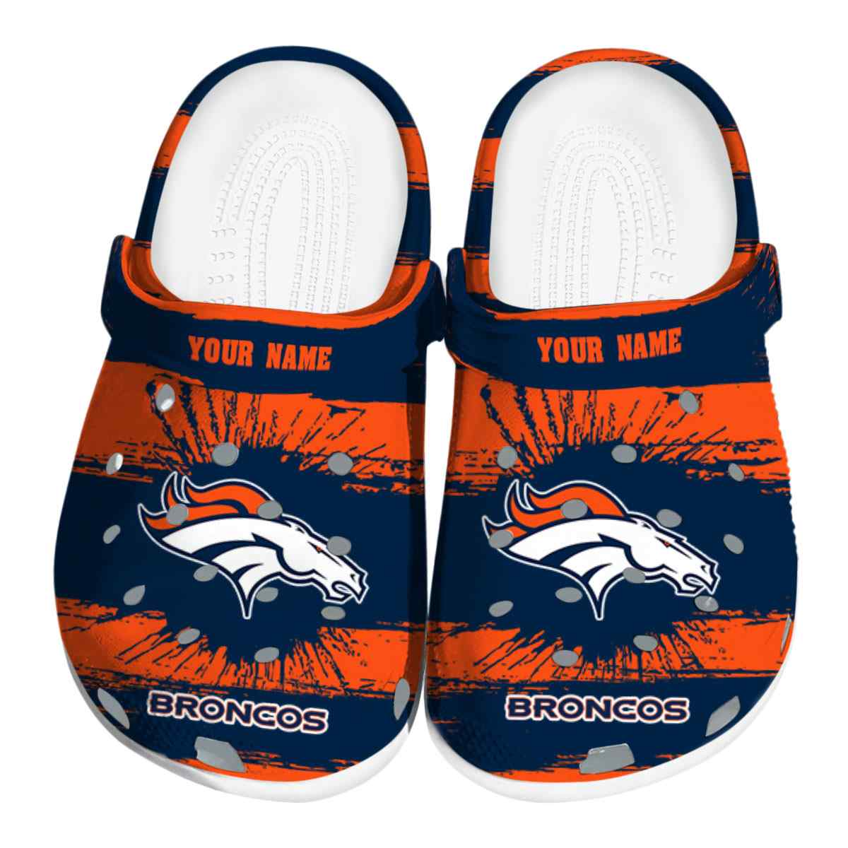 Denver Broncos Nfl Sport Crocs, Denver Broncos Comfortable For Men Women And Kids 20