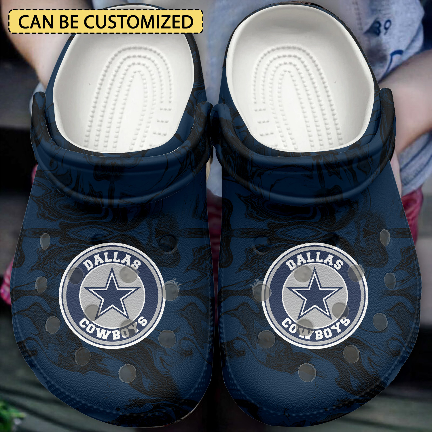 Dallas Cowboys Nfl Sport Crocs, Dallas Cowboys Comfortable For Men Women And Kids 68