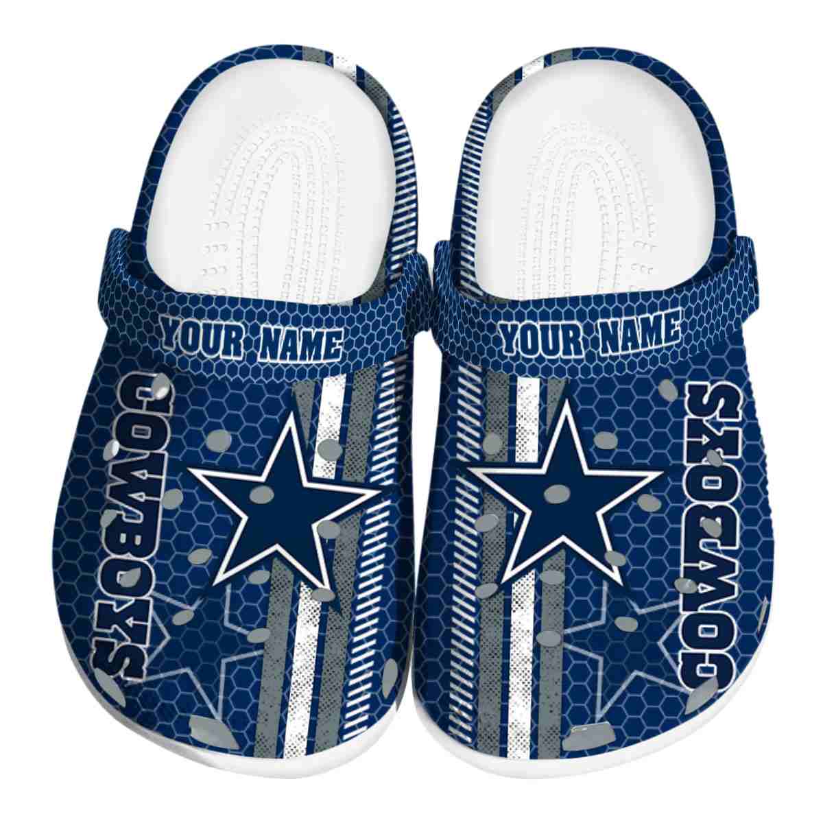 Dallas Cowboys Nfl Sport Crocs, Dallas Cowboys Comfortable For Men Women And Kids 89