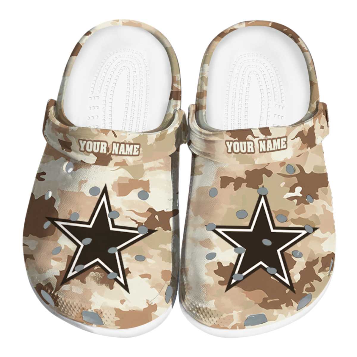 Dallas Cowboys Nfl Sport Crocs, Dallas Cowboys Comfortable For Men Women And Kids 85