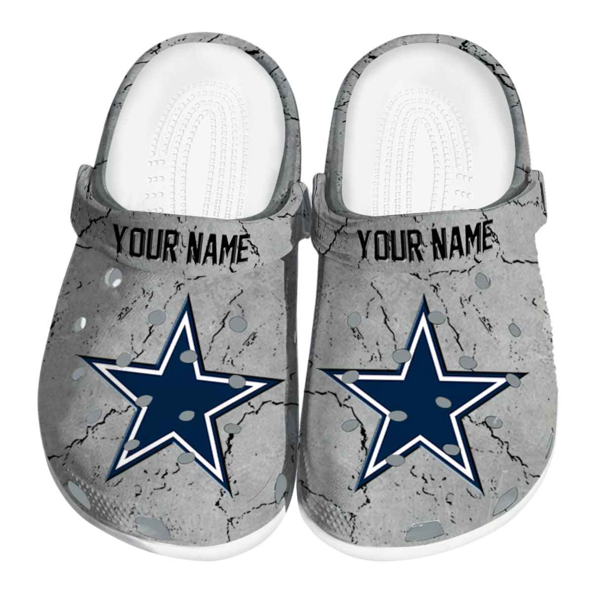 Dallas Cowboys Nfl Sport Crocs, Dallas Cowboys Comfortable For Men Women And Kids 8