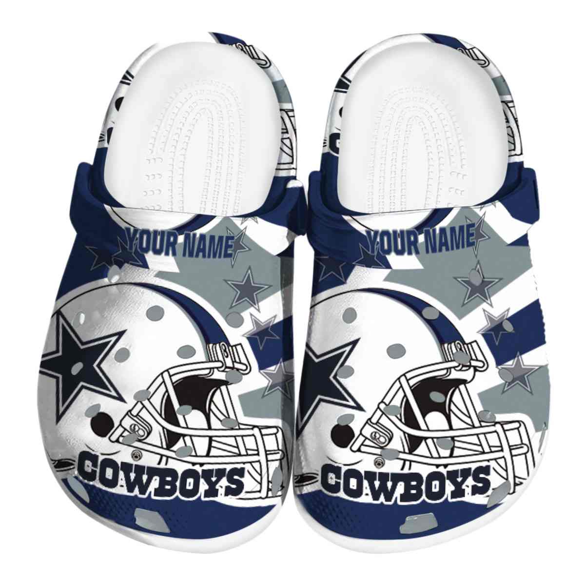 Dallas Cowboys Nfl Sport Crocs, Dallas Cowboys Comfortable For Men Women And Kids 3