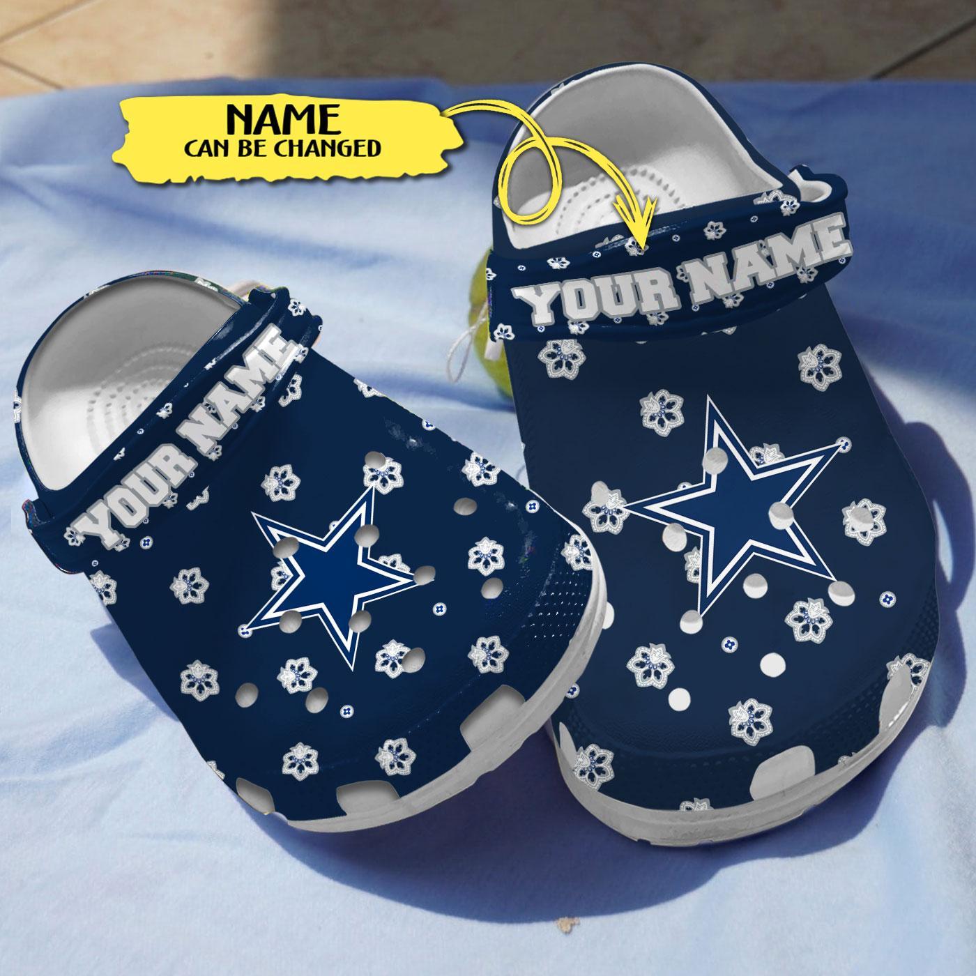 Dallas Cowboys Nfl Sport Crocs, Dallas Cowboys Comfortable For Men Women And Kids 11