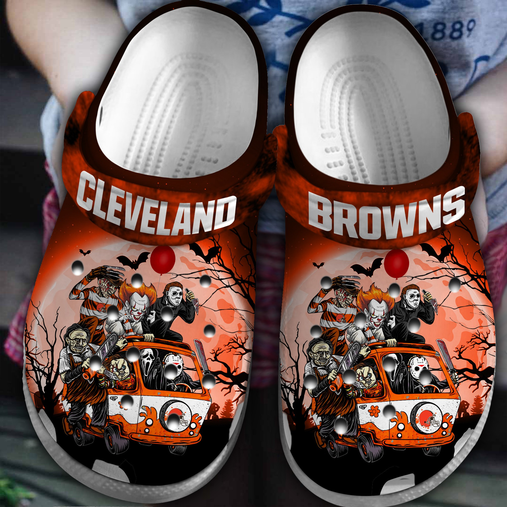 Cleveland Browns Nfl Sport Crocs, Cleveland Browns Comfortable For Men Women And Kids 28