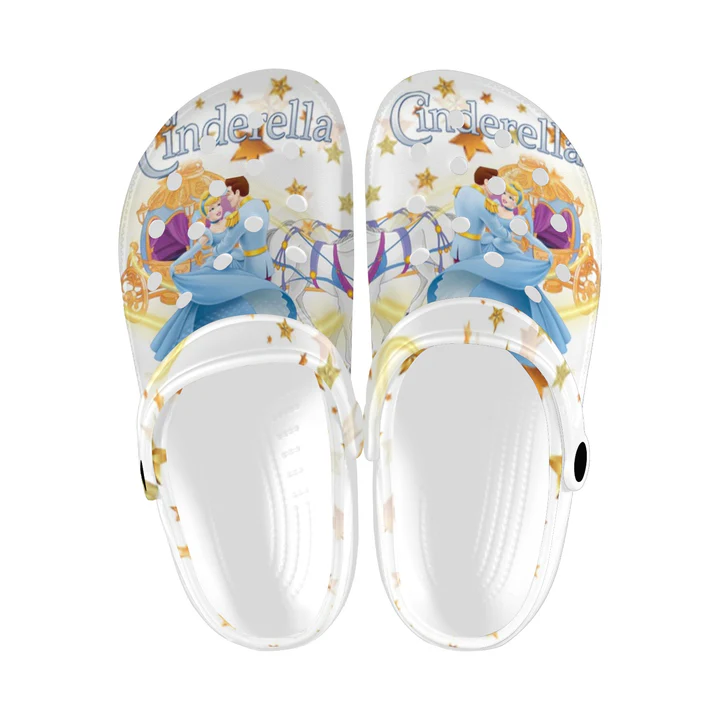 Cinderella Cartoon Crocs, Cinderella Comfortable For Men Women And Kids 41