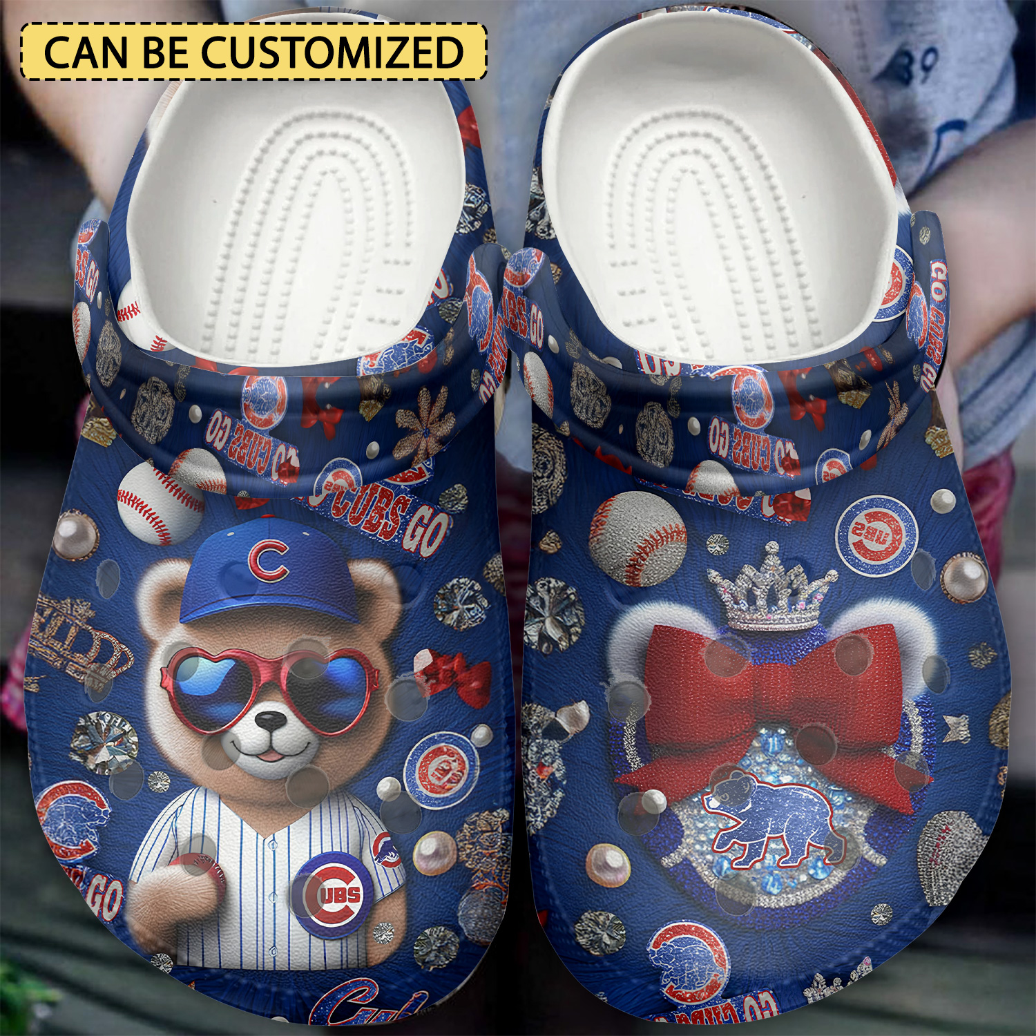 Chicago Cubs MLB Crocs, Chicago Cubs Comfortable For Men Women And Kids 43