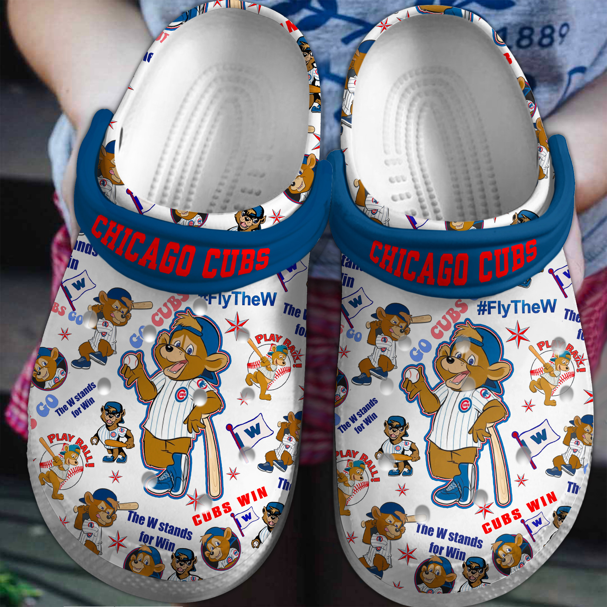 Chicago Cubs Baseball MLB Crocs, Chicago Cubs Comfortable For Men Women And Kids 13