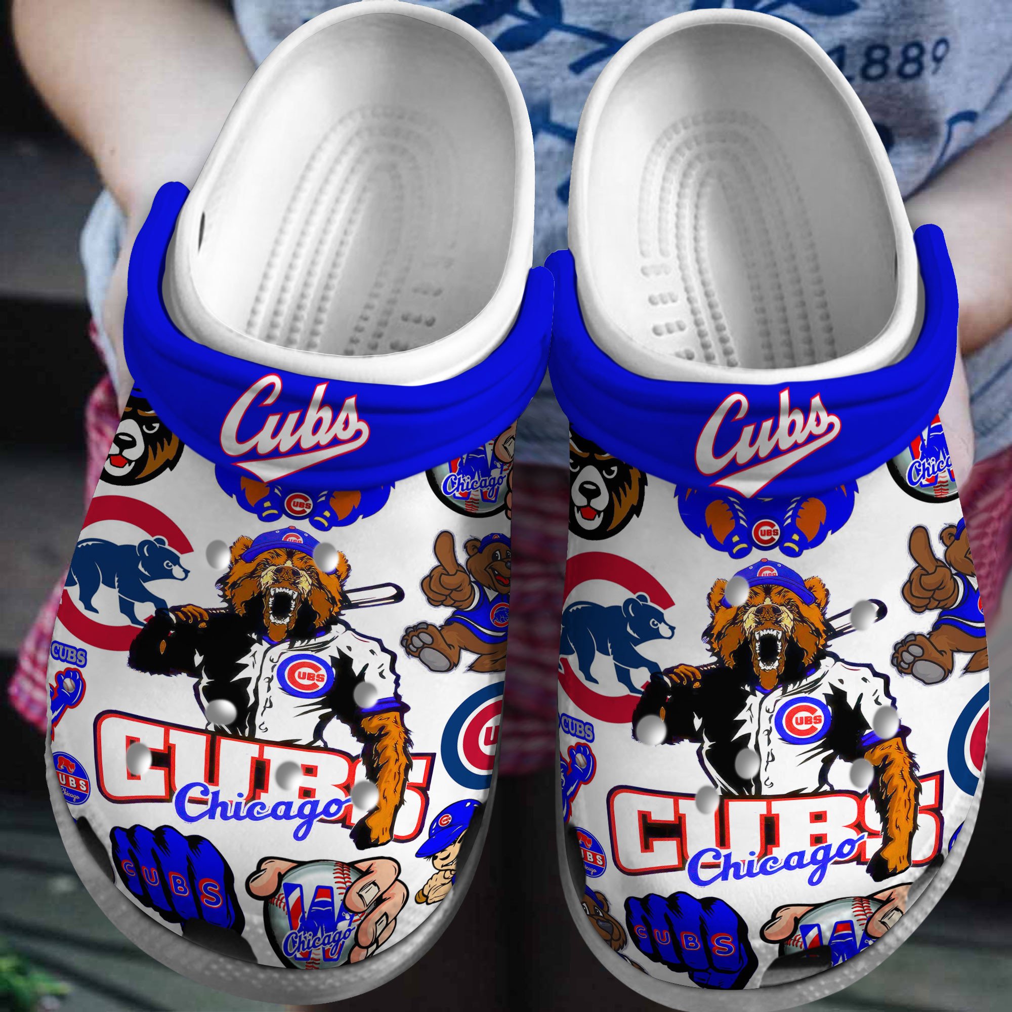 Chicago Cubs MLB Crocs, Chicago Cubs Comfortable For Men Women And Kids 11