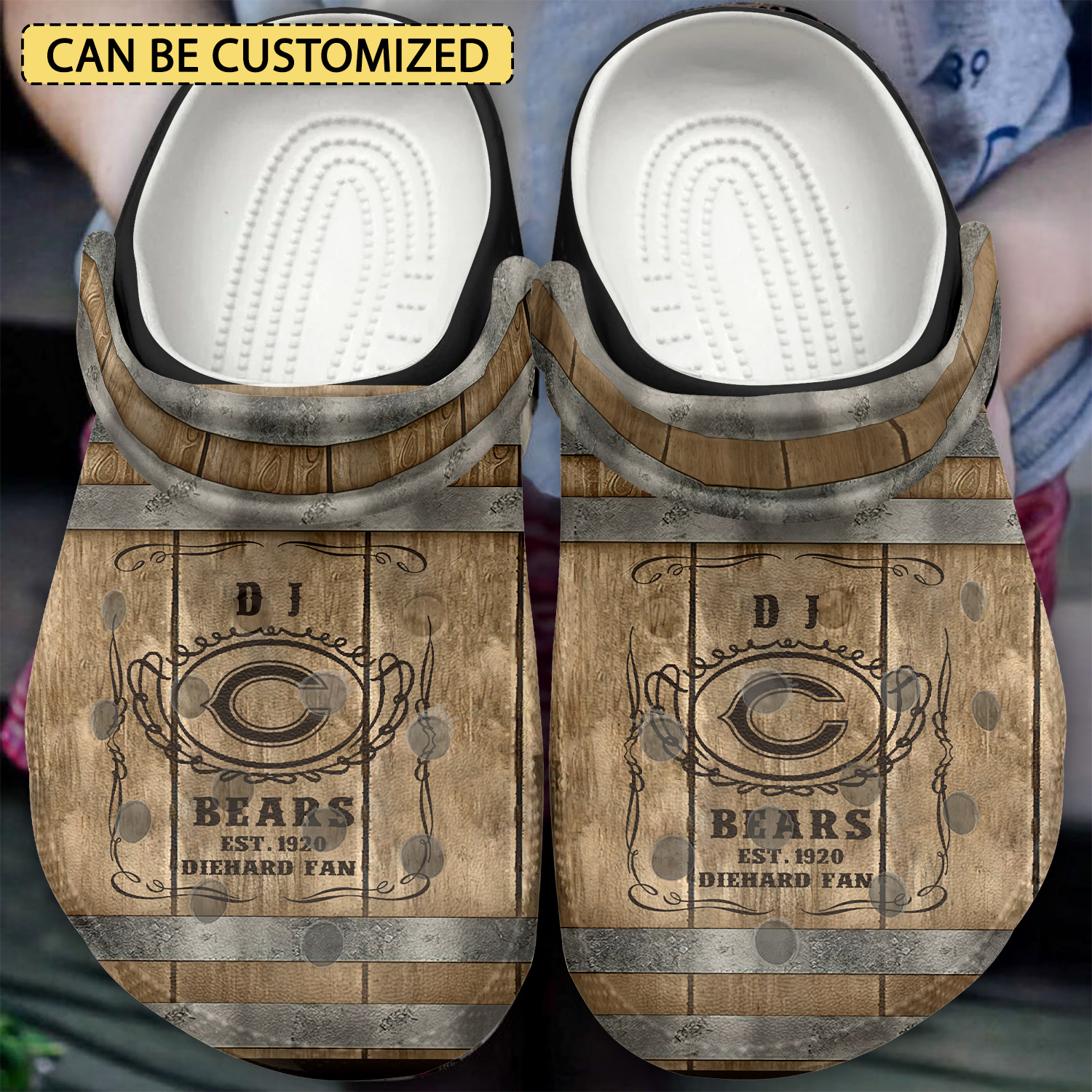 Chicago Bears Nfl Sport Crocs, Chicago Bears Comfortable For Men Women And Kids 46