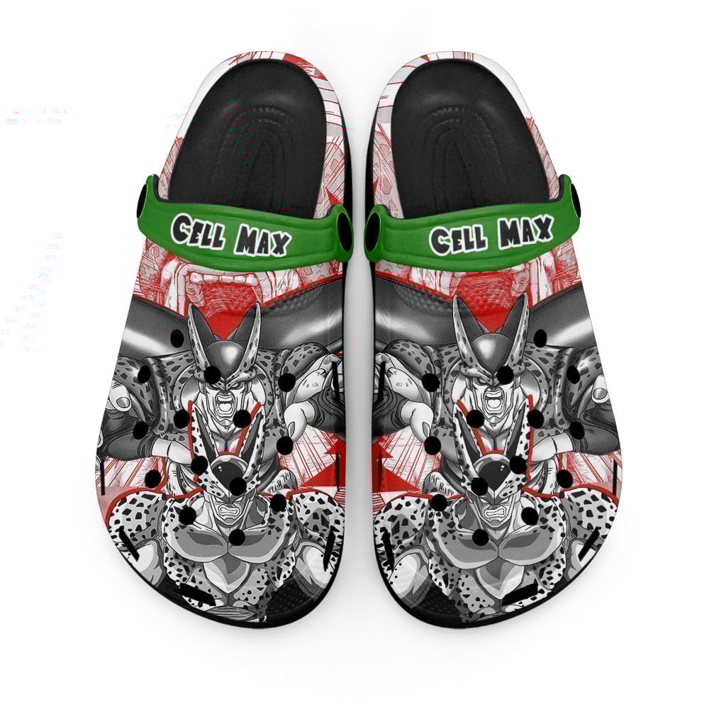 Cell Max Dragon Ball Anime Crocs, Cell Max Dragon Comfortable For Men Women And Kids 41