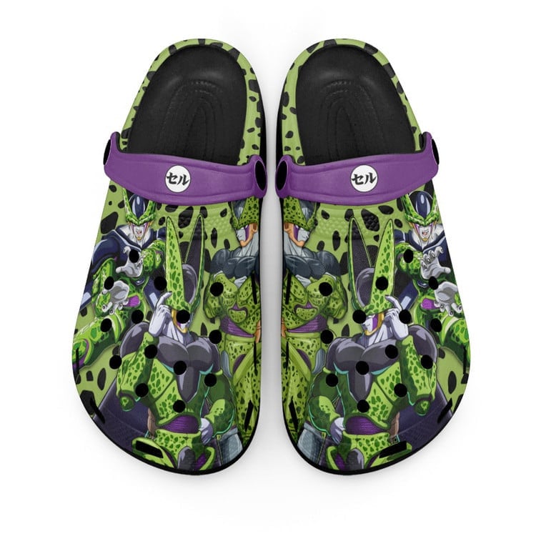 Cell Max Dragon Ball Anime Crocs, Cell Max Dragon Comfortable For Men Women And Kids 42