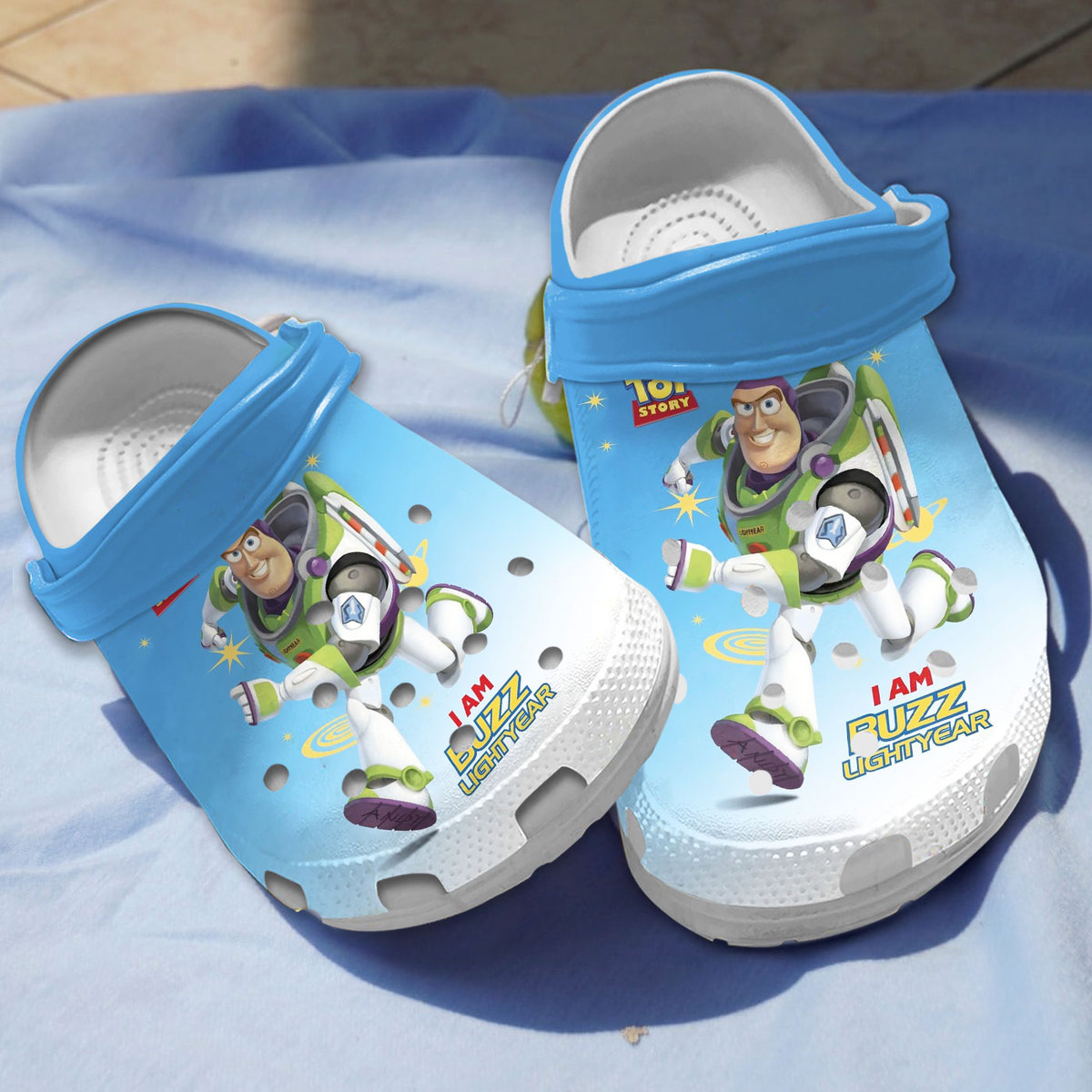 Buzz Lightyear Toy Story Cartoon Crocs, Buzz Lightyear Toy Comfortable For Men Women And Kids 30
