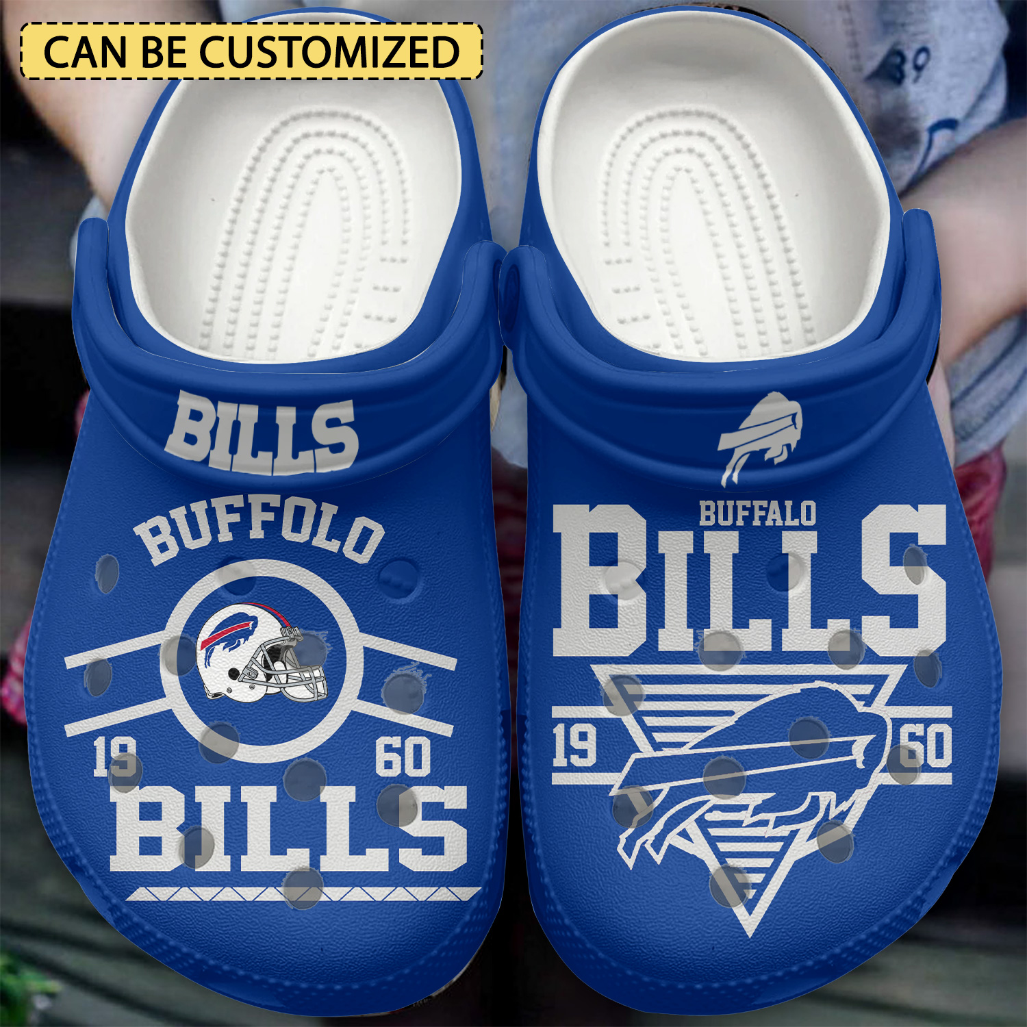 Buffalo Bills Nfl Sport Crocs, Buffalo Bills Comfortable For Men Women And Kids 40