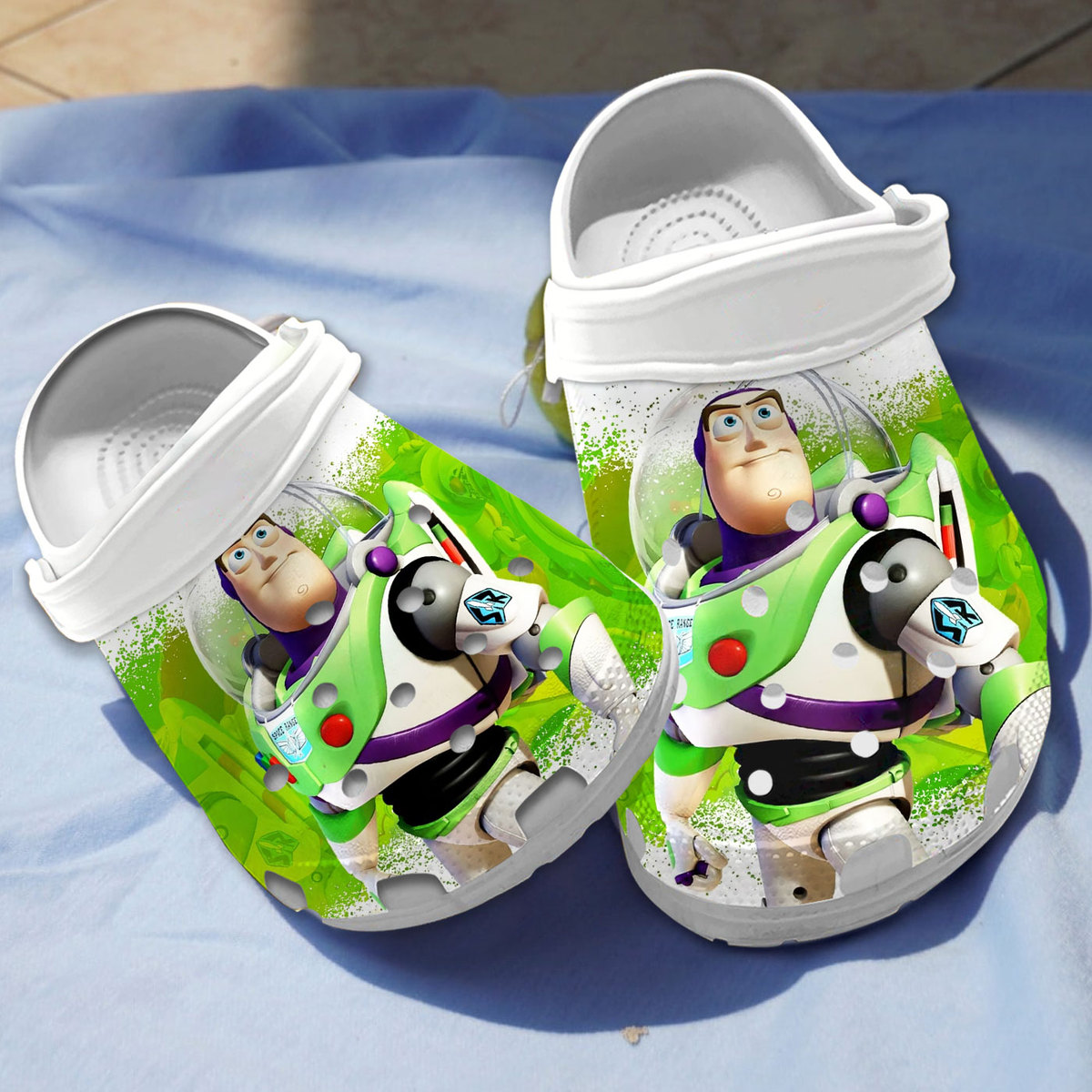 Buzz Lightyear Toy Story Cartoon Crocs, Buzz Lightyear Toy Comfortable For Men Women And Kids 26