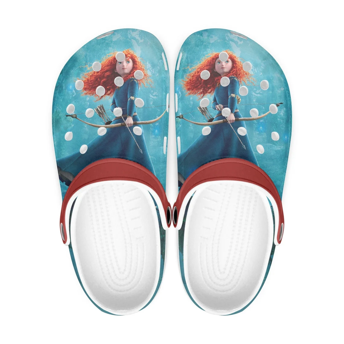 2025 Brave Cartoon Crocs Custom Name, Brave Comfortable For Men Women And Kids