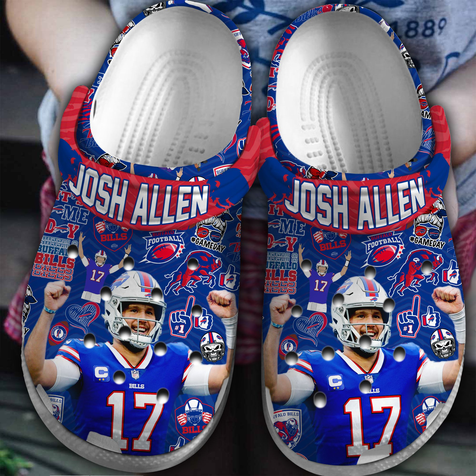 Buffalo Bills Nfl Sport Crocs, Buffalo Bills Comfortable For Men Women And Kids 94