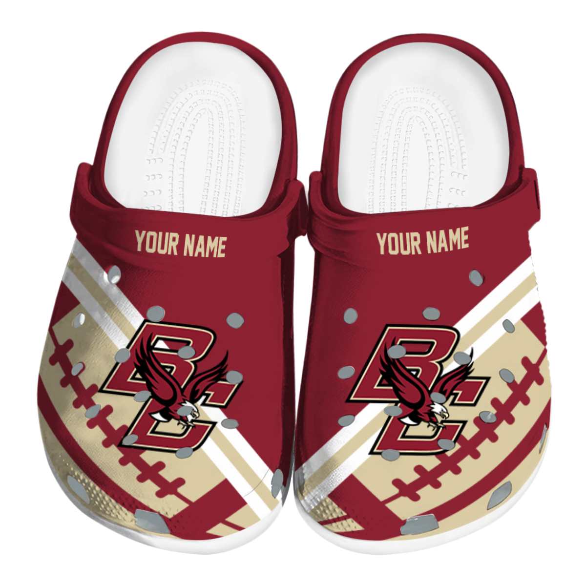 Boston College Eagles 2025 NCAA Sport Crocs, Boston College Eagles For Men Women And Kids 10