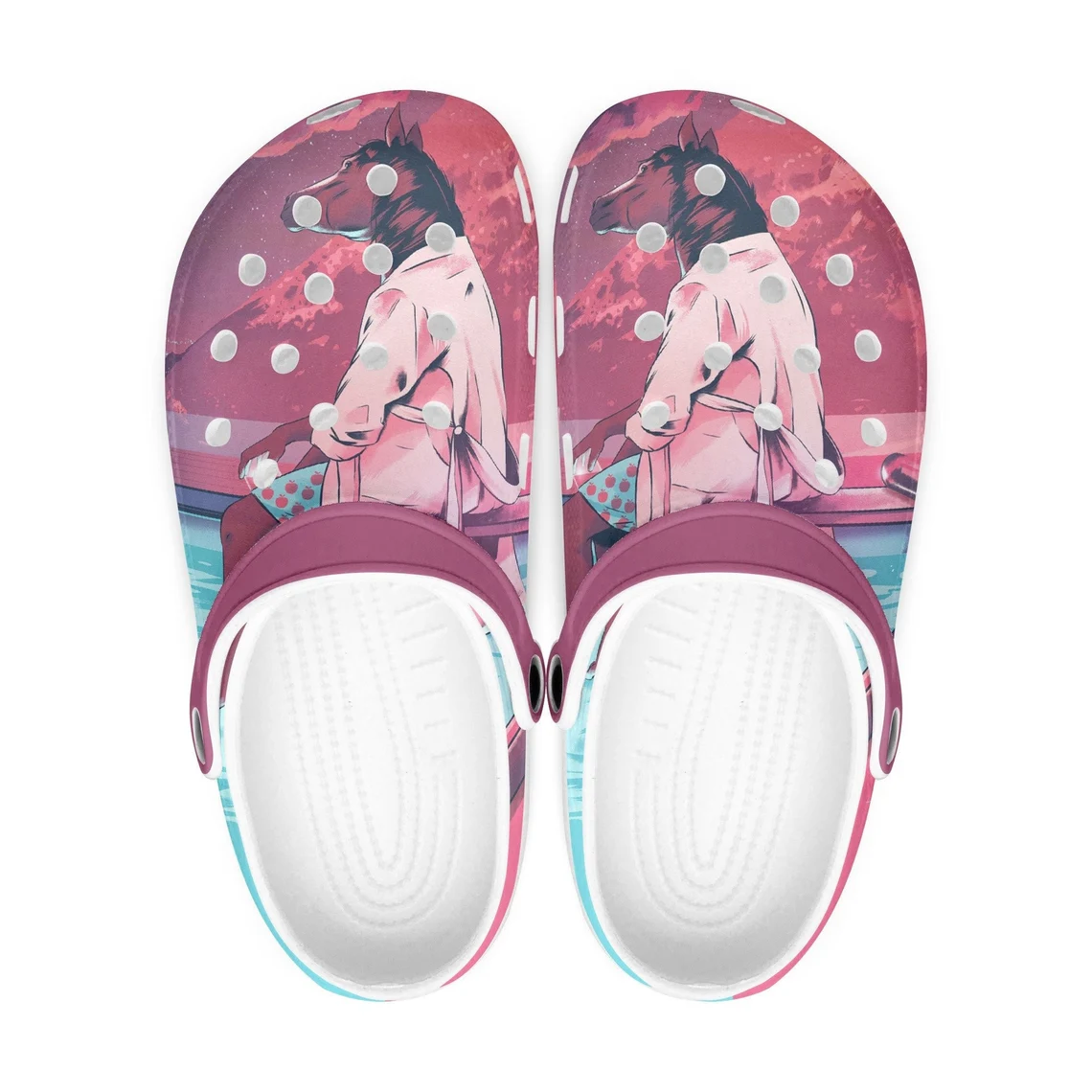 2025 Bojack Horseman Cartoon Tv Series Custom Name Shoes Crocs