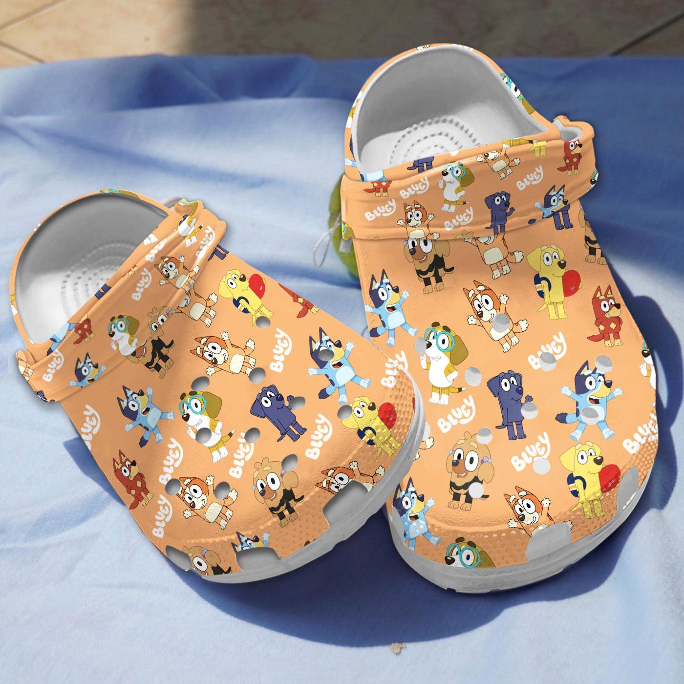 Bluey Cartoon Crocs, Bluey Comfortable For Men Women And Kids 62