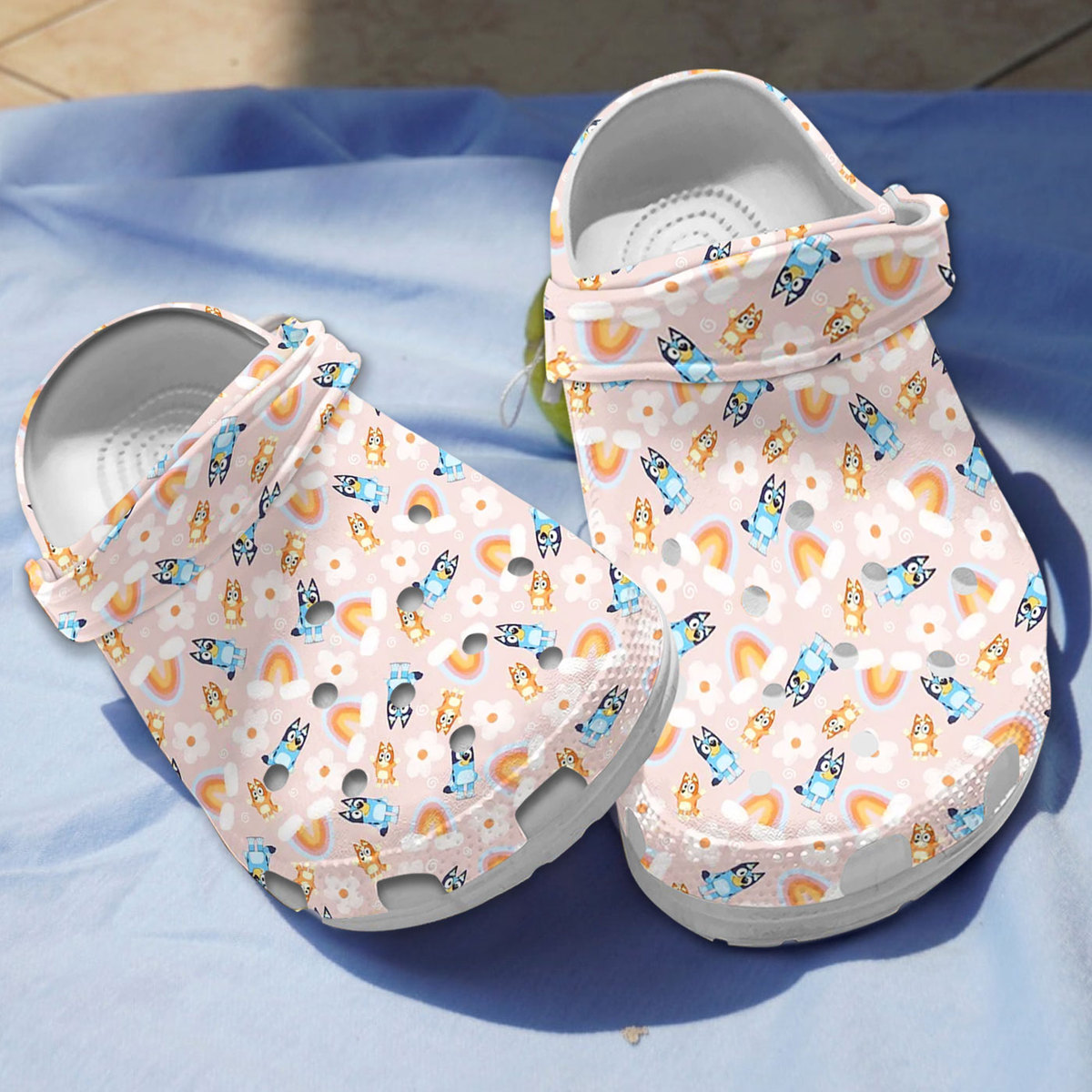 Bluey Cartoon Crocs, Bluey Comfortable For Men Women And Kids 80