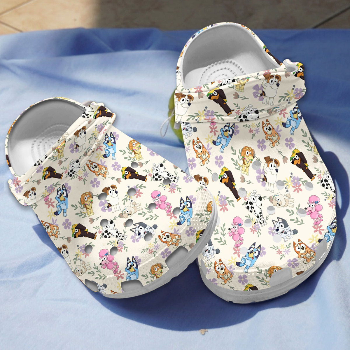 Bluey Cartoon Crocs, Bluey Comfortable For Men Women And Kids 82