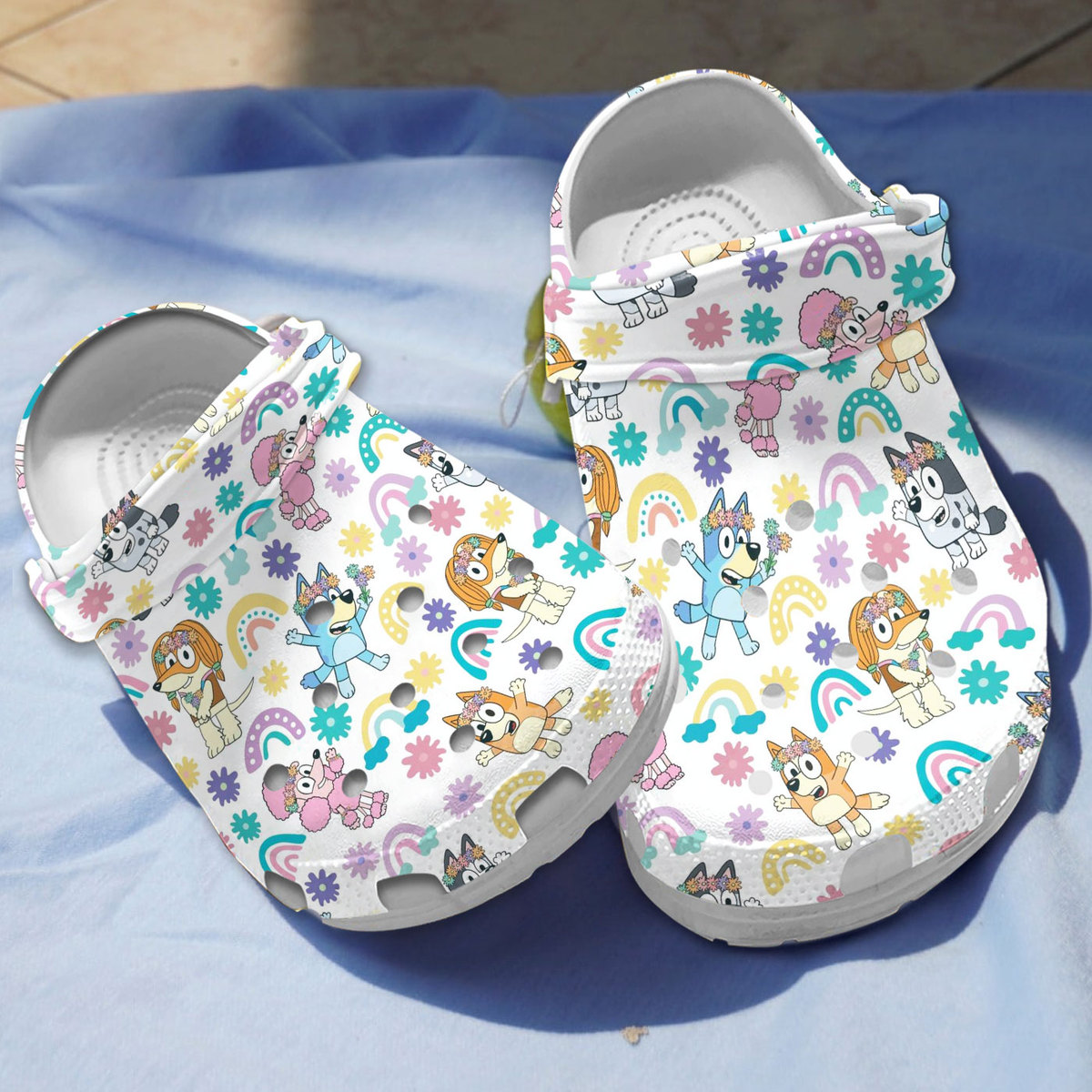 Bluey Cartoon Crocs, Bluey Comfortable For Men Women And Kids 83