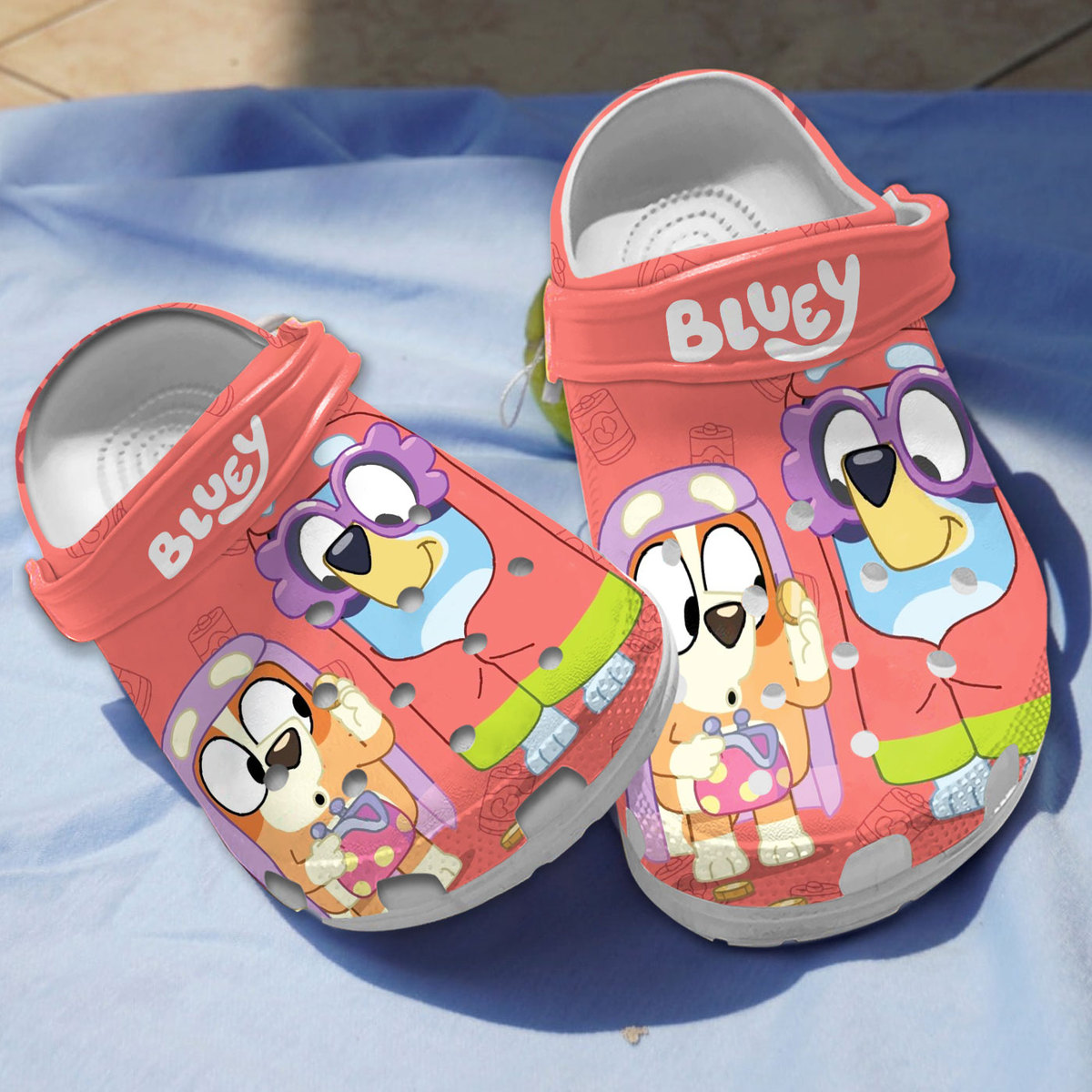 Bluey Cartoon Crocs, Bluey Comfortable For Men Women And Kids 85