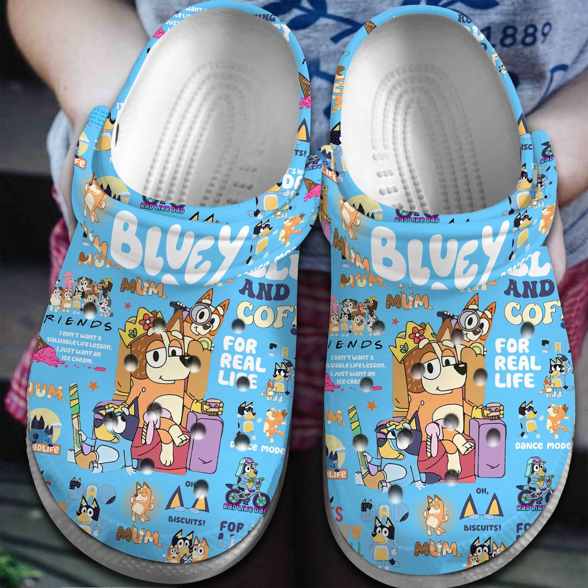 Bluey Cartoon Crocs, Bluey Comfortable For Men Women And Kids 91