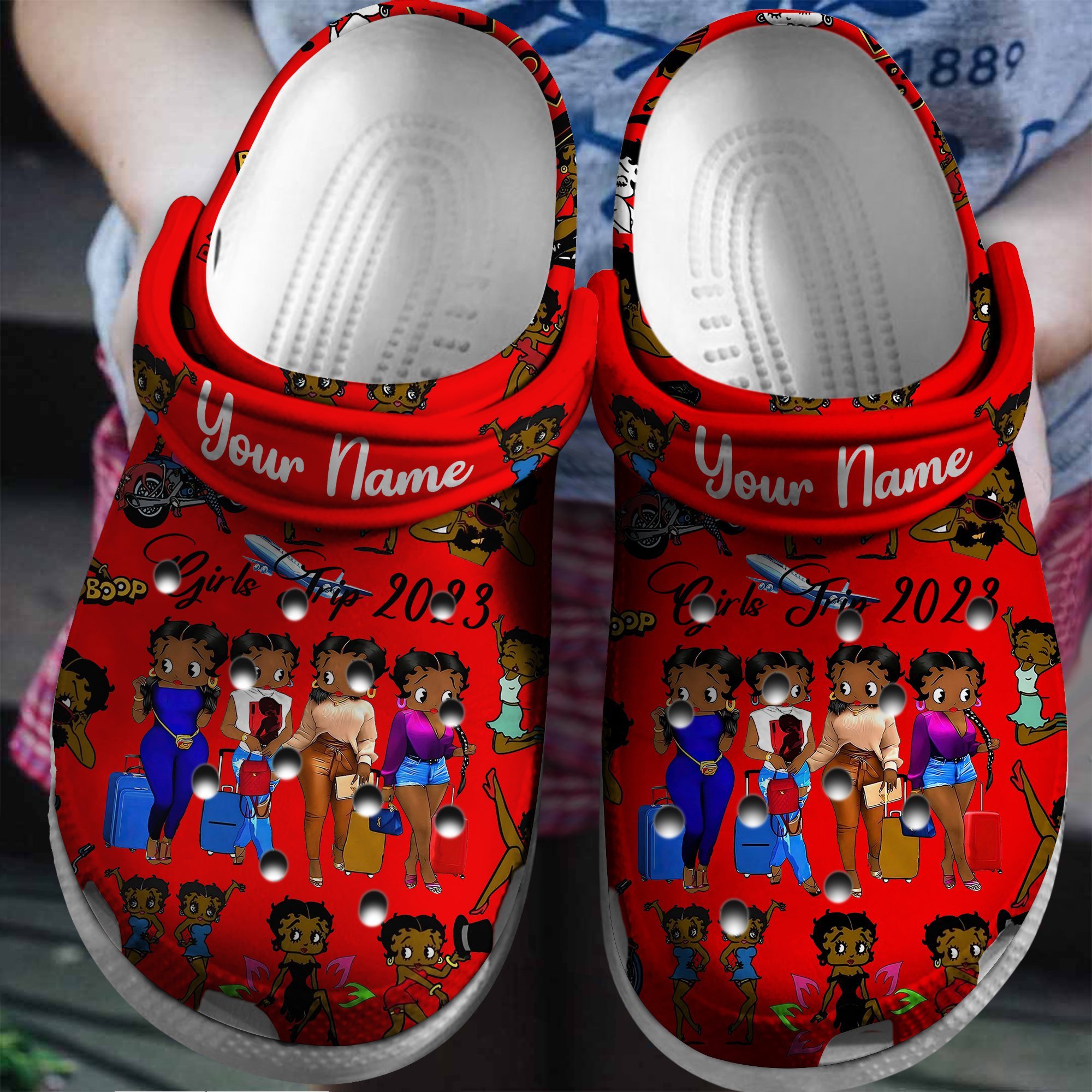 Betty Boop Cartoon Crocs, Betty Boop Comfortable For Men Women And Kids 7