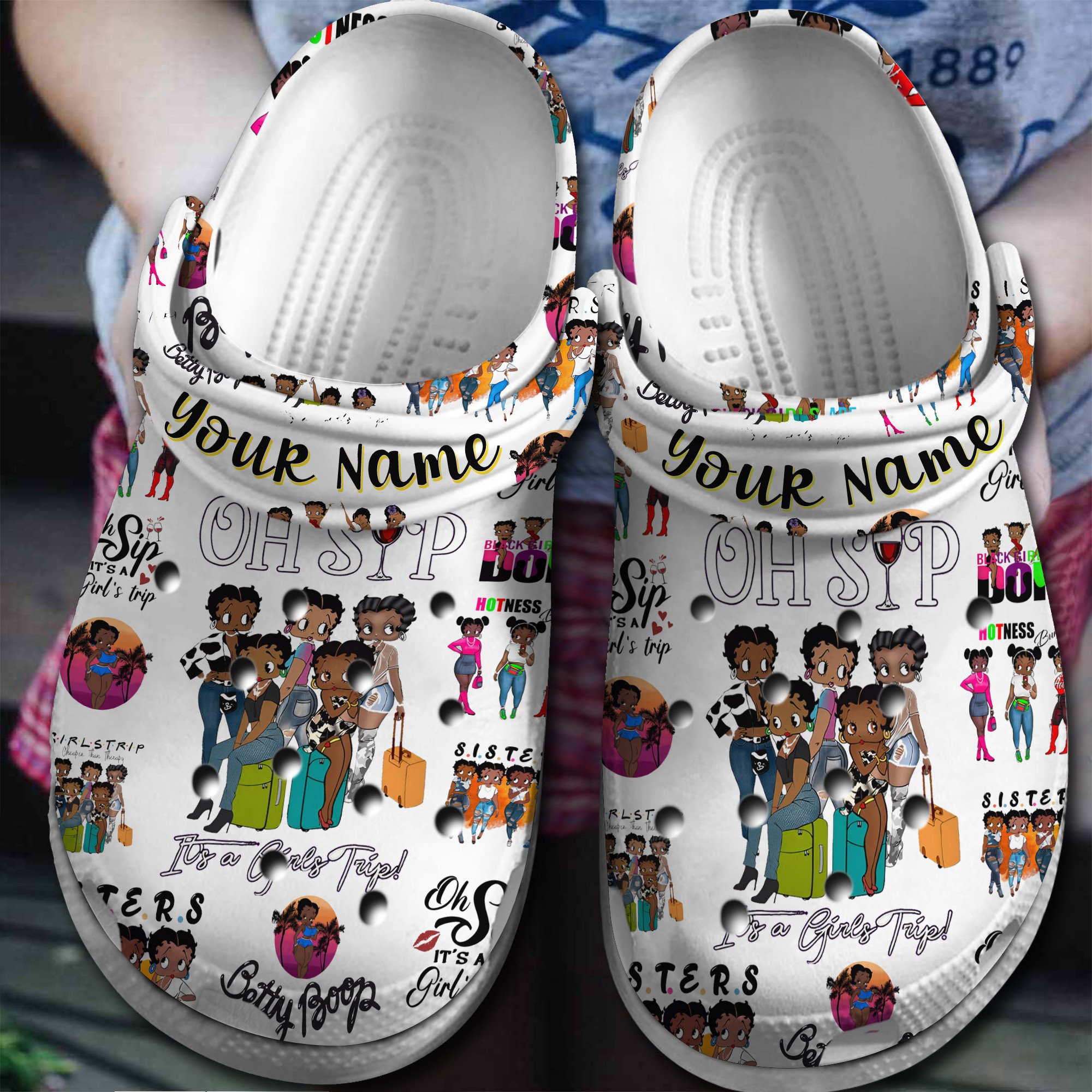 Betty Boop Cartoon Crocs, Betty Boop Comfortable For Men Women And Kids 10