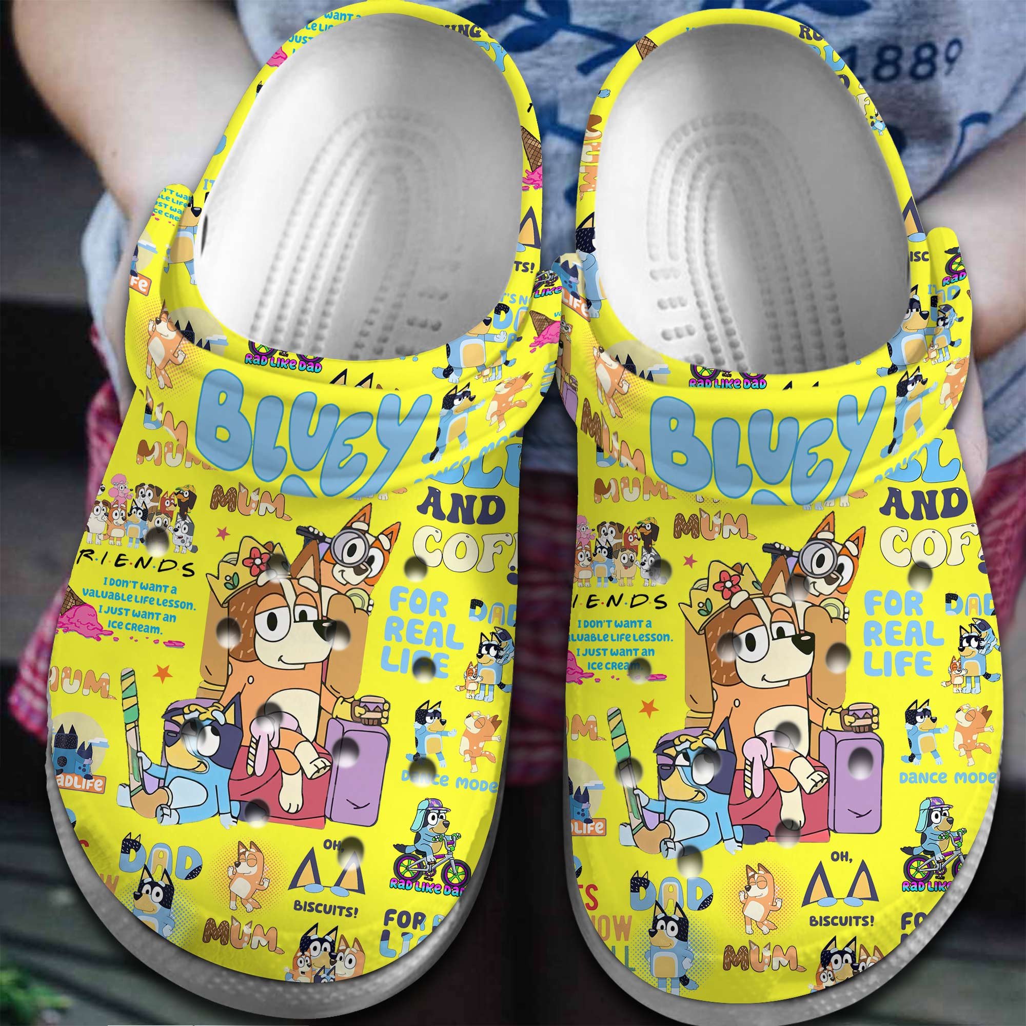 Bluey Cartoon Crocs, Bluey Comfortable For Men Women And Kids 92