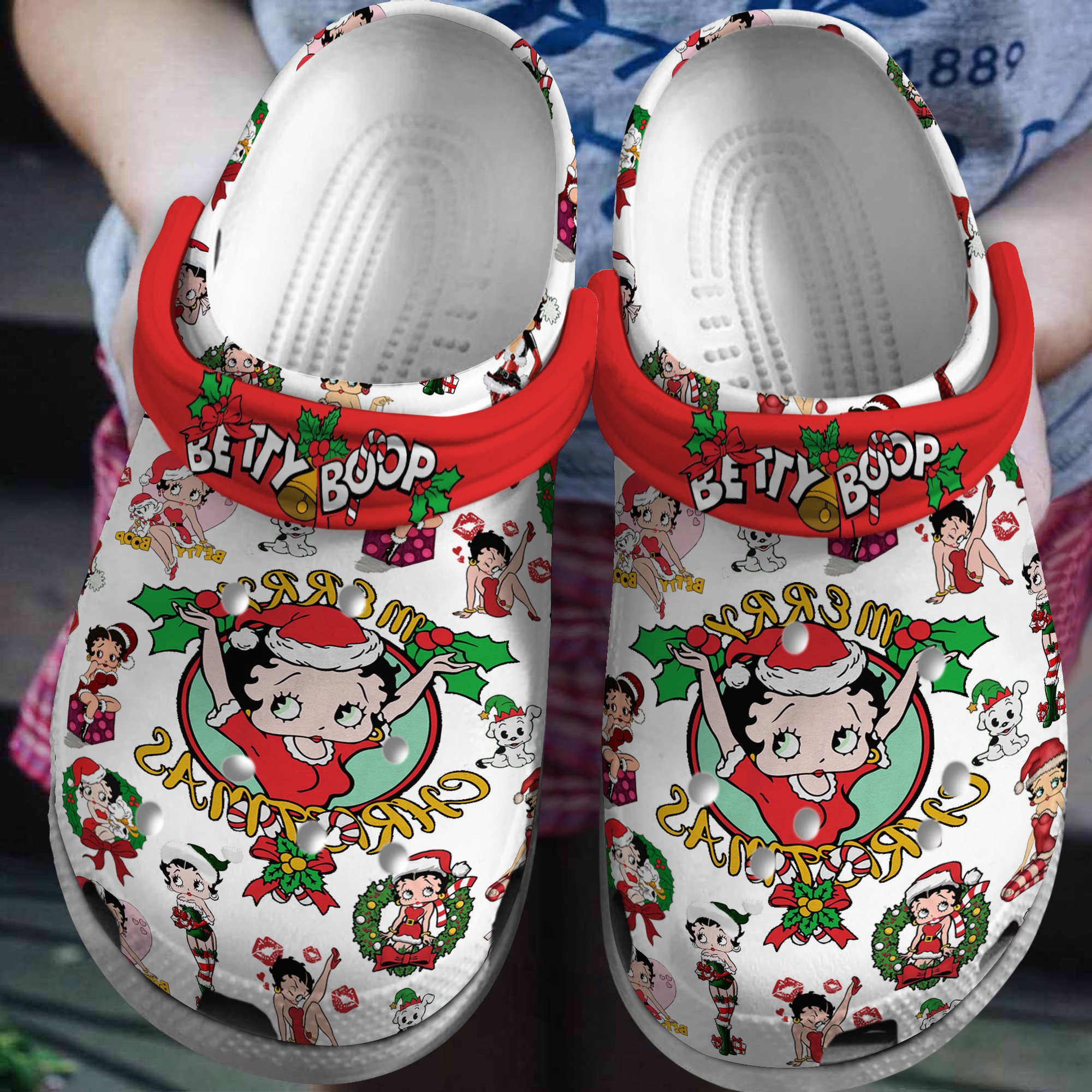 Betty Boop Cartoon Crocs, Betty Boop Comfortable For Men Women And Kids 6
