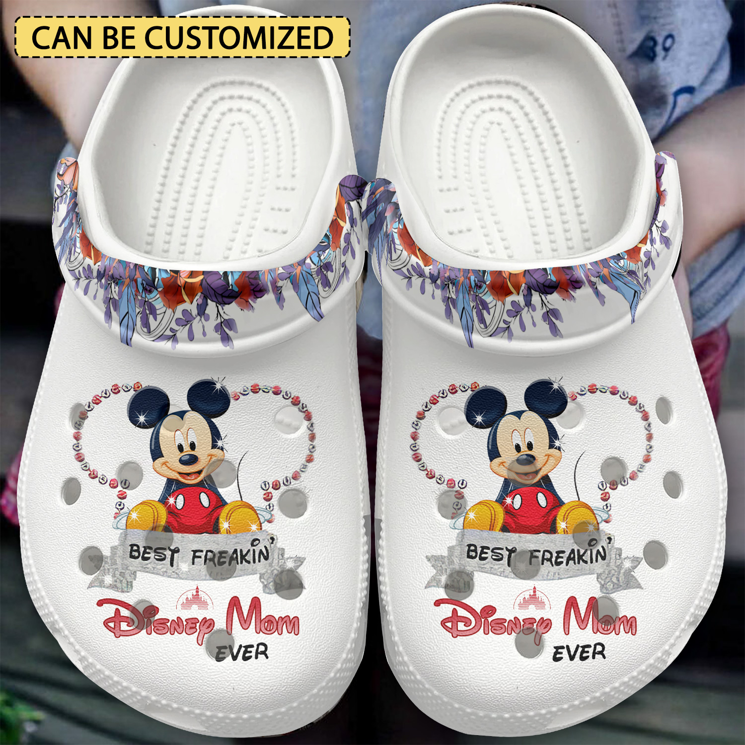 Best Mom Ever Cartoon Crocs, Best Mom Ever Comfortable For Men Women And Kids 16