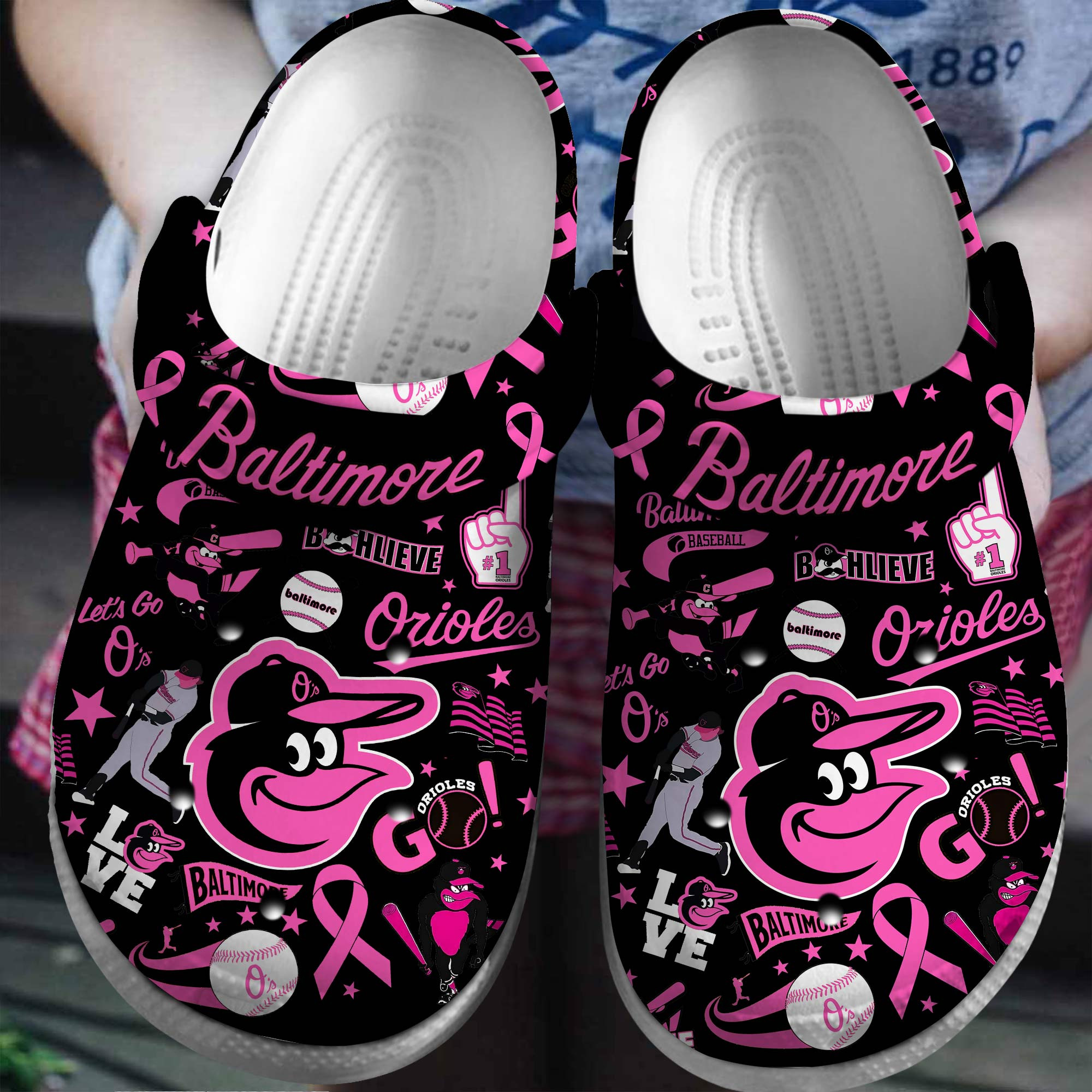 Baltimore Ravens Nfl Sport Crocs, Baltimore Ravens Comfortable For Men Women And Kids 9