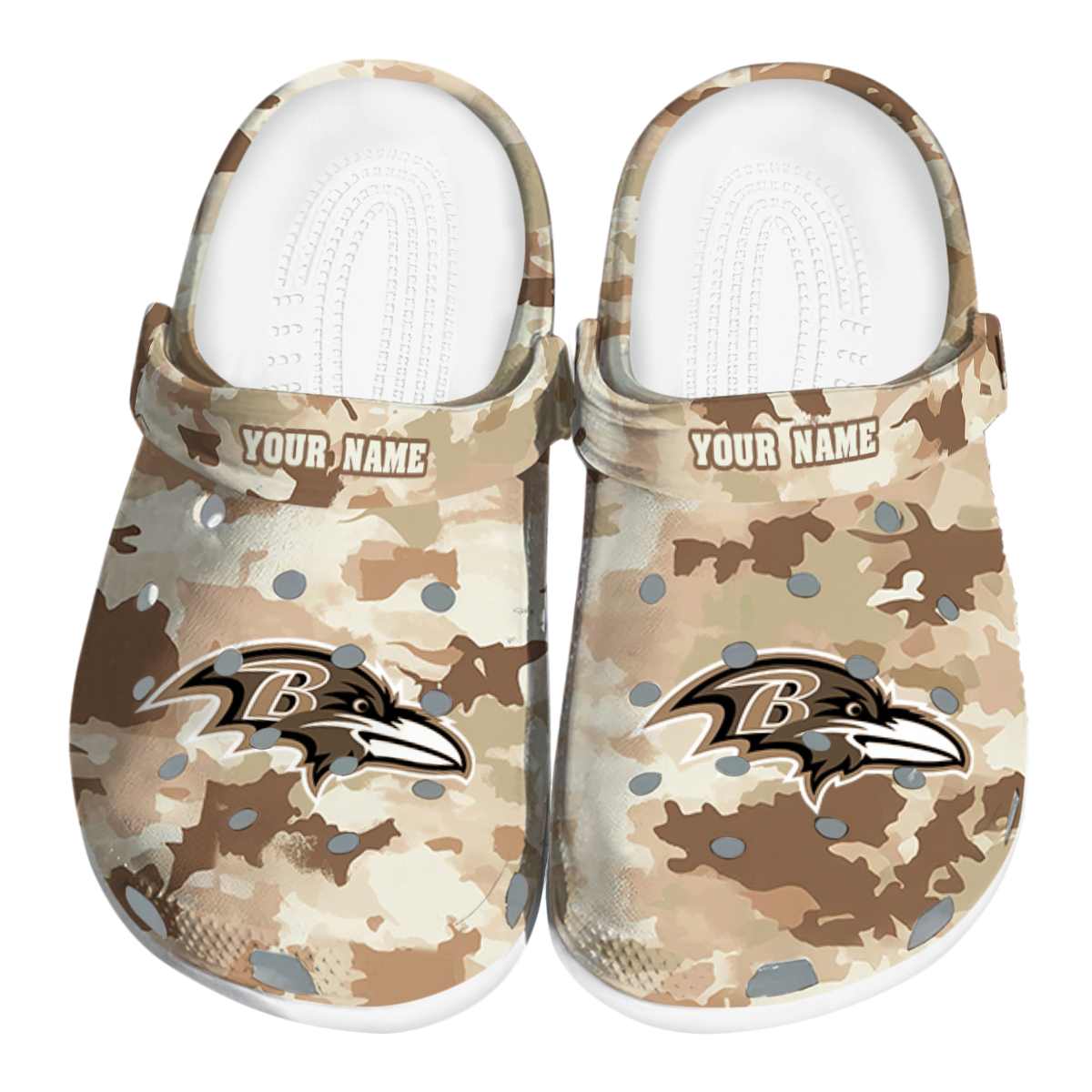 Baltimore Ravens Nfl Sport Crocs, Baltimore Ravens Comfortable For Men Women And Kids 98