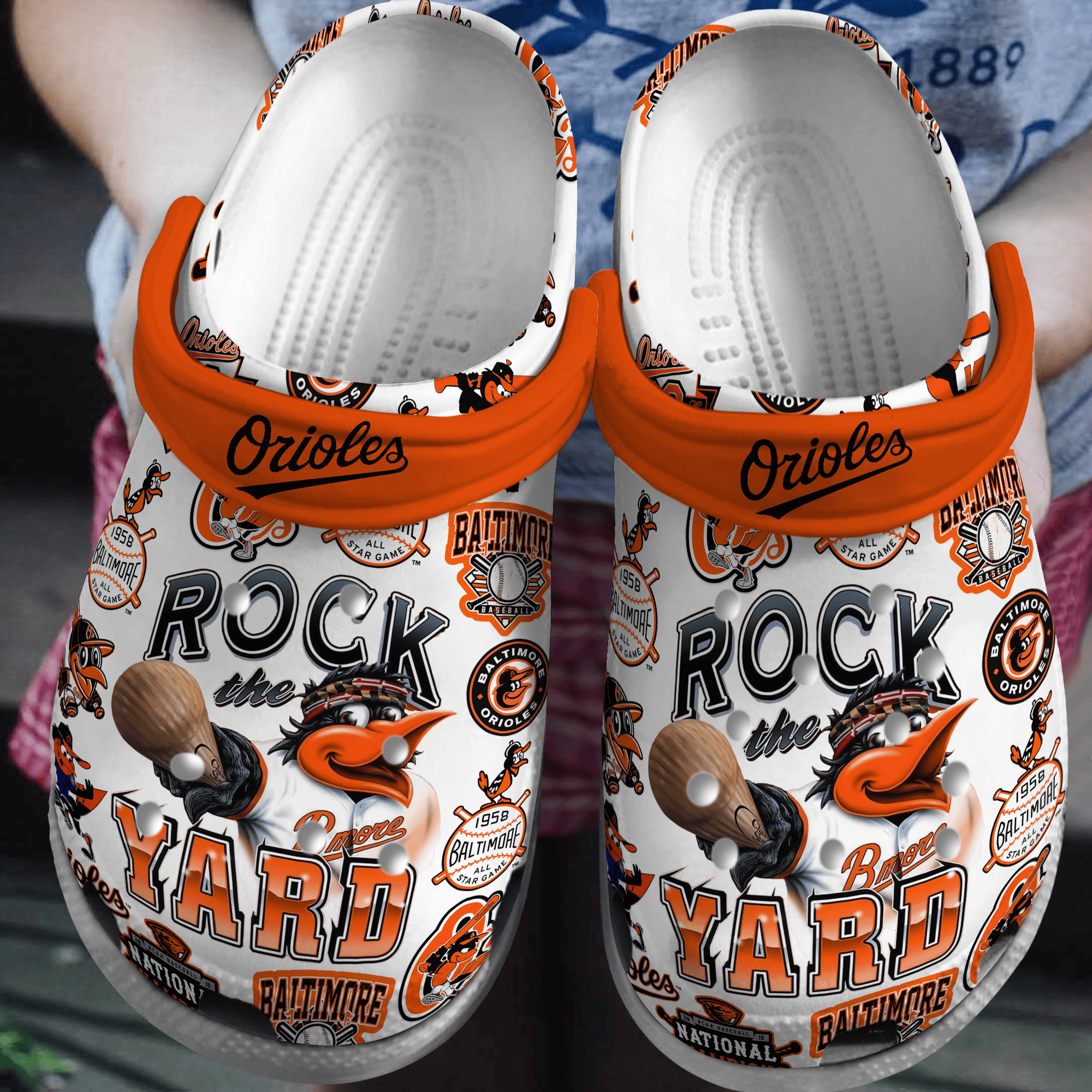 Baltimore Orioles MLB Crocs, Baltimore Orioles Comfortable For Men Women And Kids 88