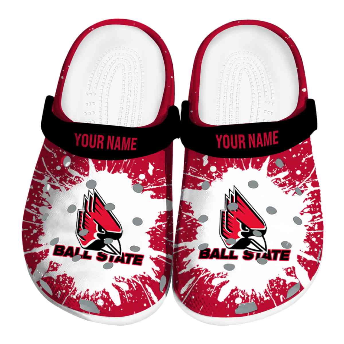 Ball State Cardinals 2025 NCAA Sport Crocs, Ball State Cardinals For Men Women And Kids 11
