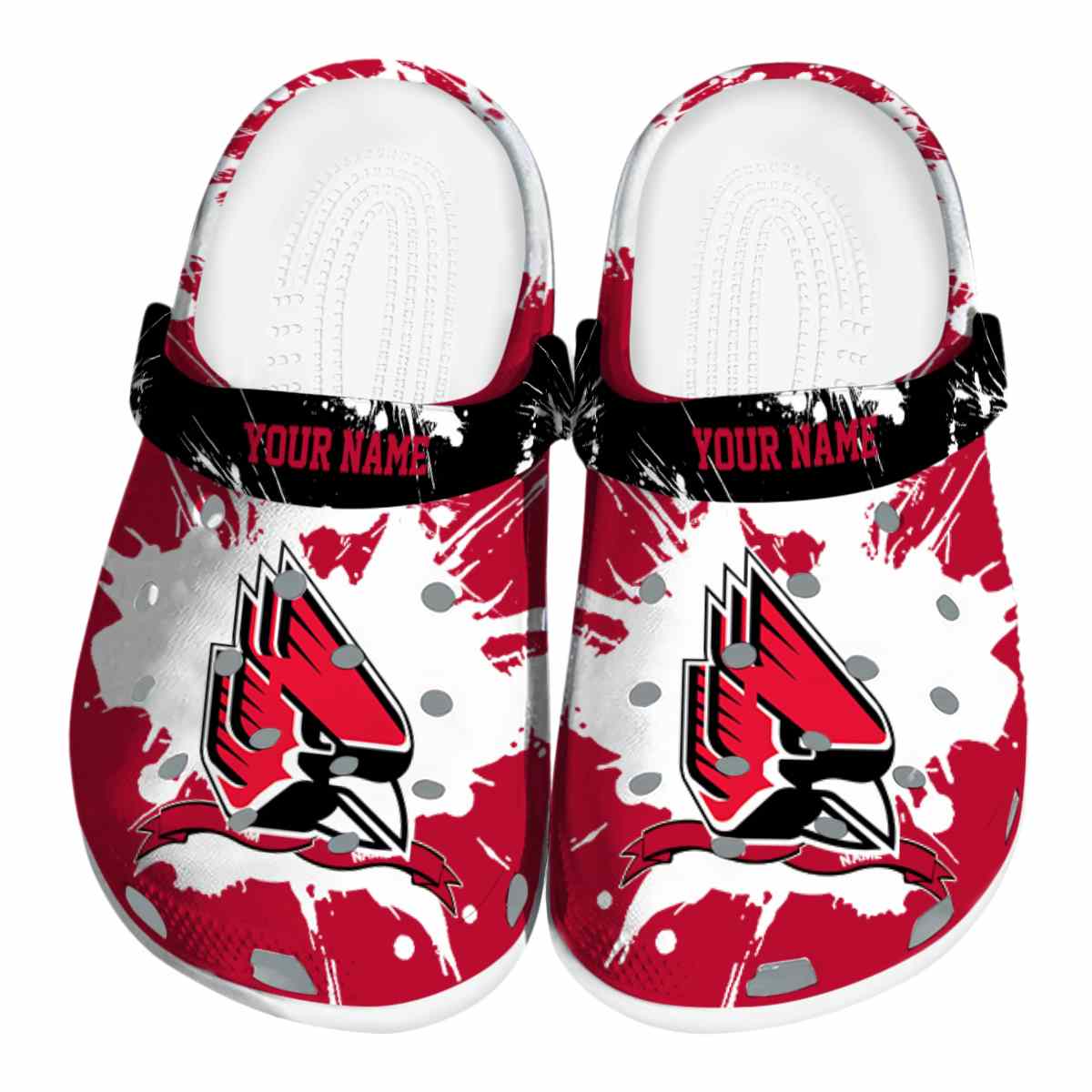 Ball State Cardinals 2025 NCAA Sport Crocs, Ball State Cardinals For Men Women And Kids 6