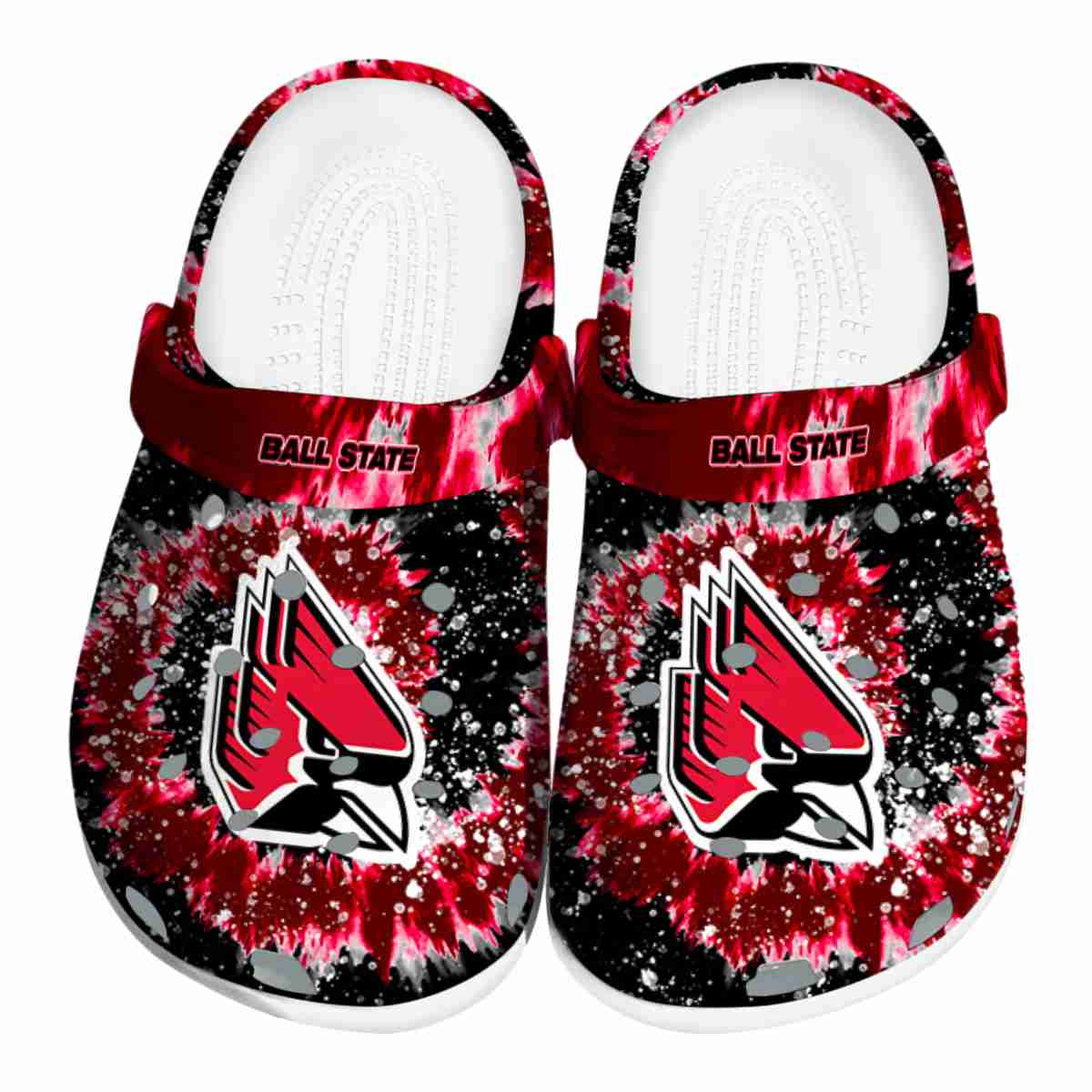 Ball State Cardinals 2025 NCAA Sport Crocs, Ball State Cardinals For Men Women And Kids 22