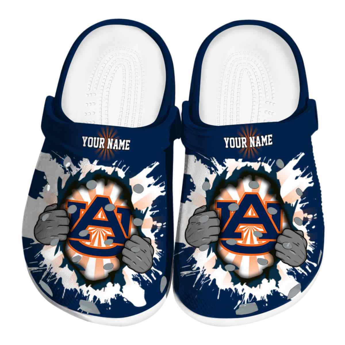 Auburn Tigers 2025 NCAA Sport Crocs, Auburn Tigers For Men Women And Kids 52