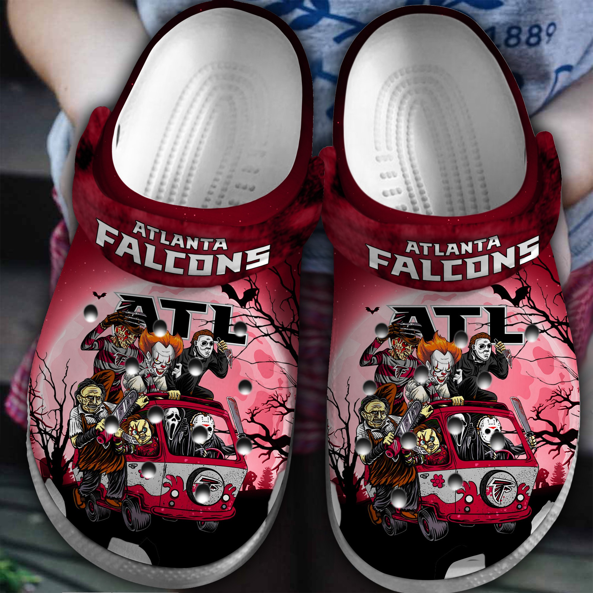 Atlanta Falcons Nfl Sport Crocs, Atlanta Falcons Comfortable For Men Women And Kids 29