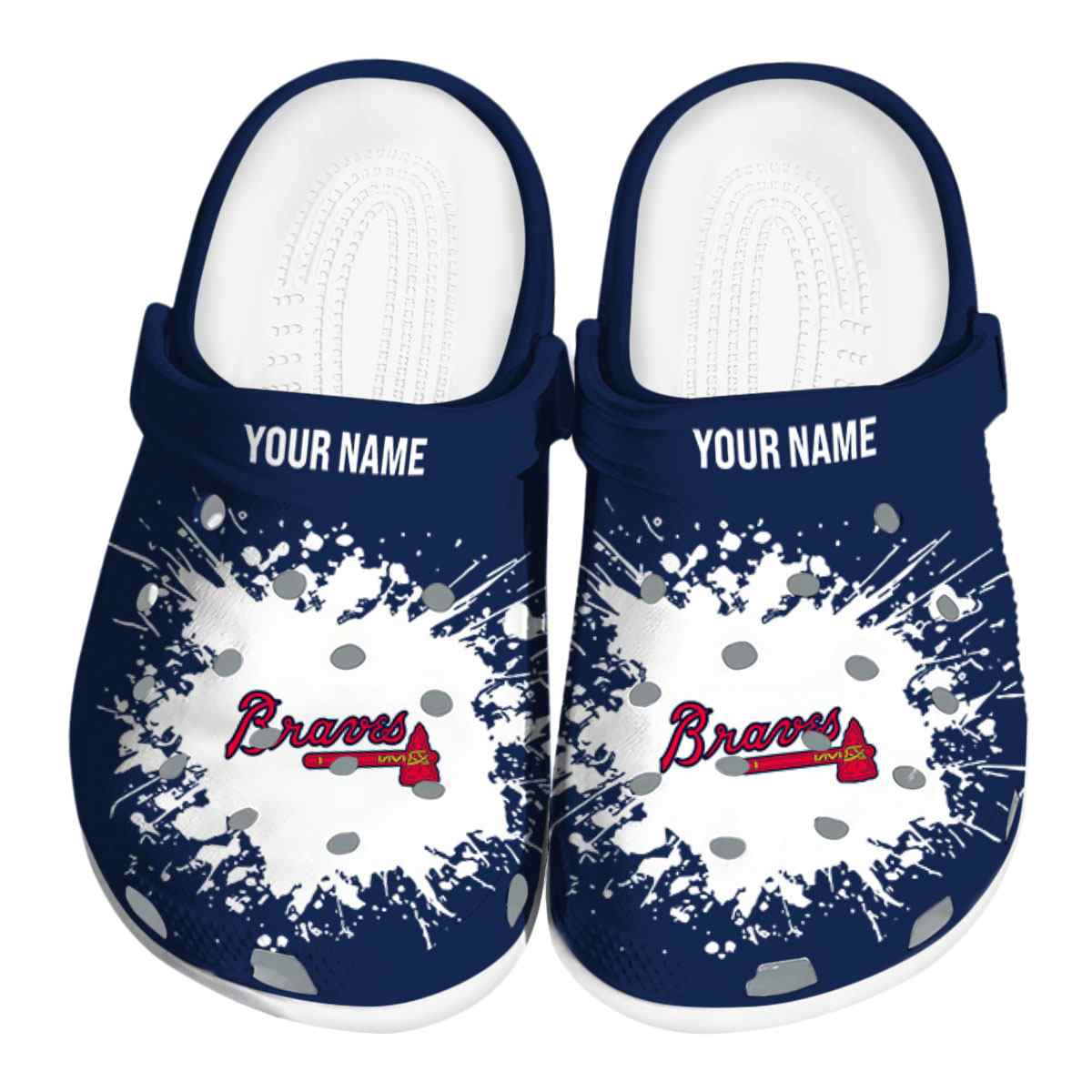 Atlanta Braves MLB Crocs, Atlanta Braves Comfortable For Men Women And Kids 73