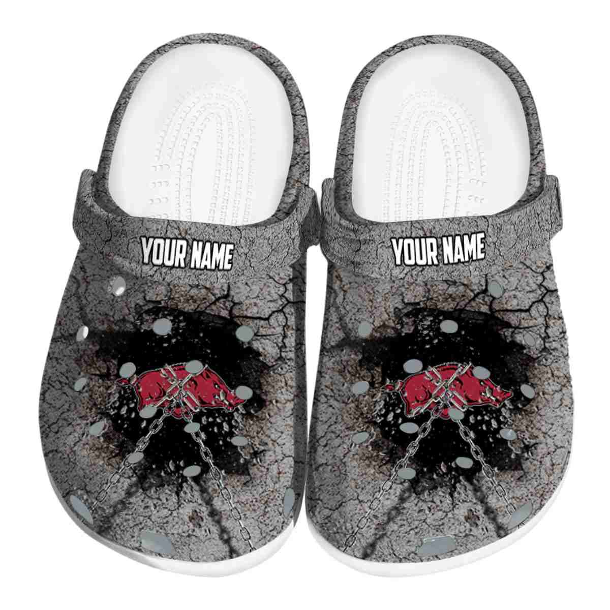 Arkansas Razorbacks 2025 NCAA Sport Crocs, Arkansas Razorbacks For Men Women And Kids 14