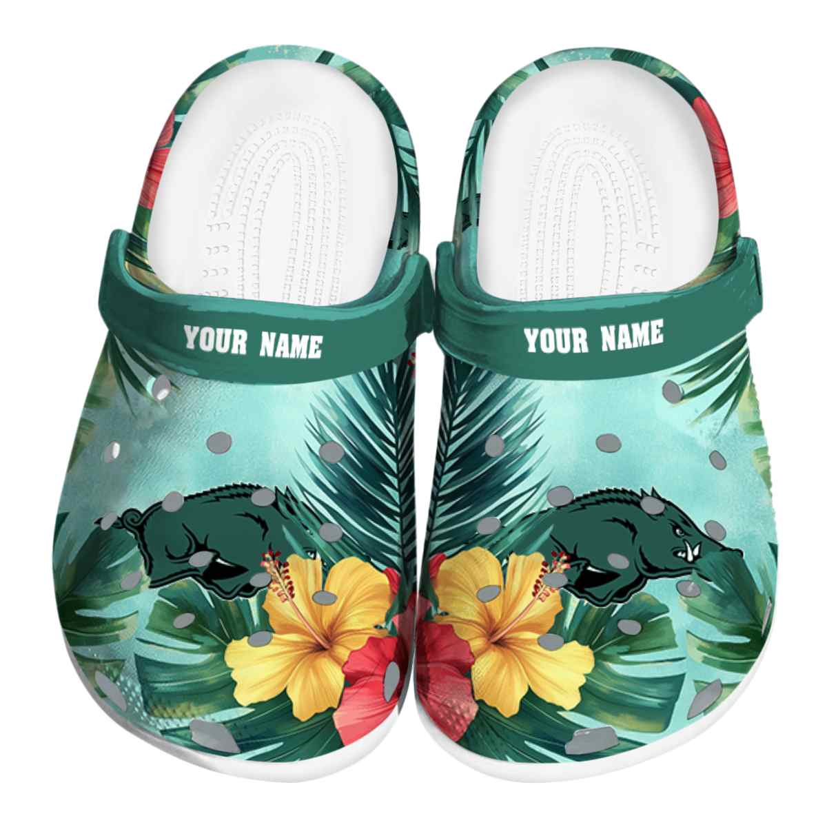 Arkansas Razorbacks 2025 NCAA Sport Crocs, Arkansas Razorbacks For Men Women And Kids 26