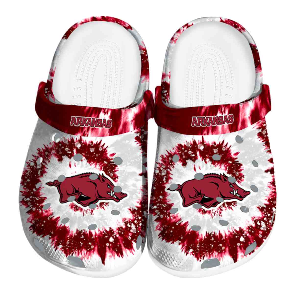 Arkansas Razorbacks 2025 NCAA Sport Crocs, Arkansas Razorbacks For Men Women And Kids 33